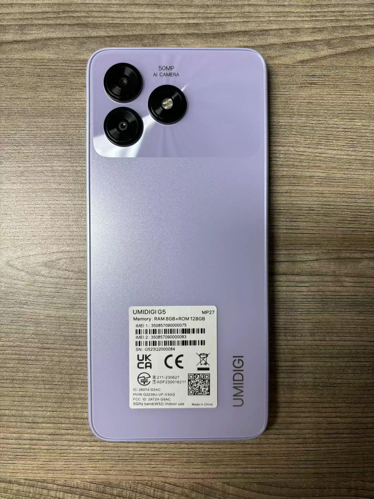 UMIDIGI G5 G&C Smartphone ohne Vertrag 128GB 50MP