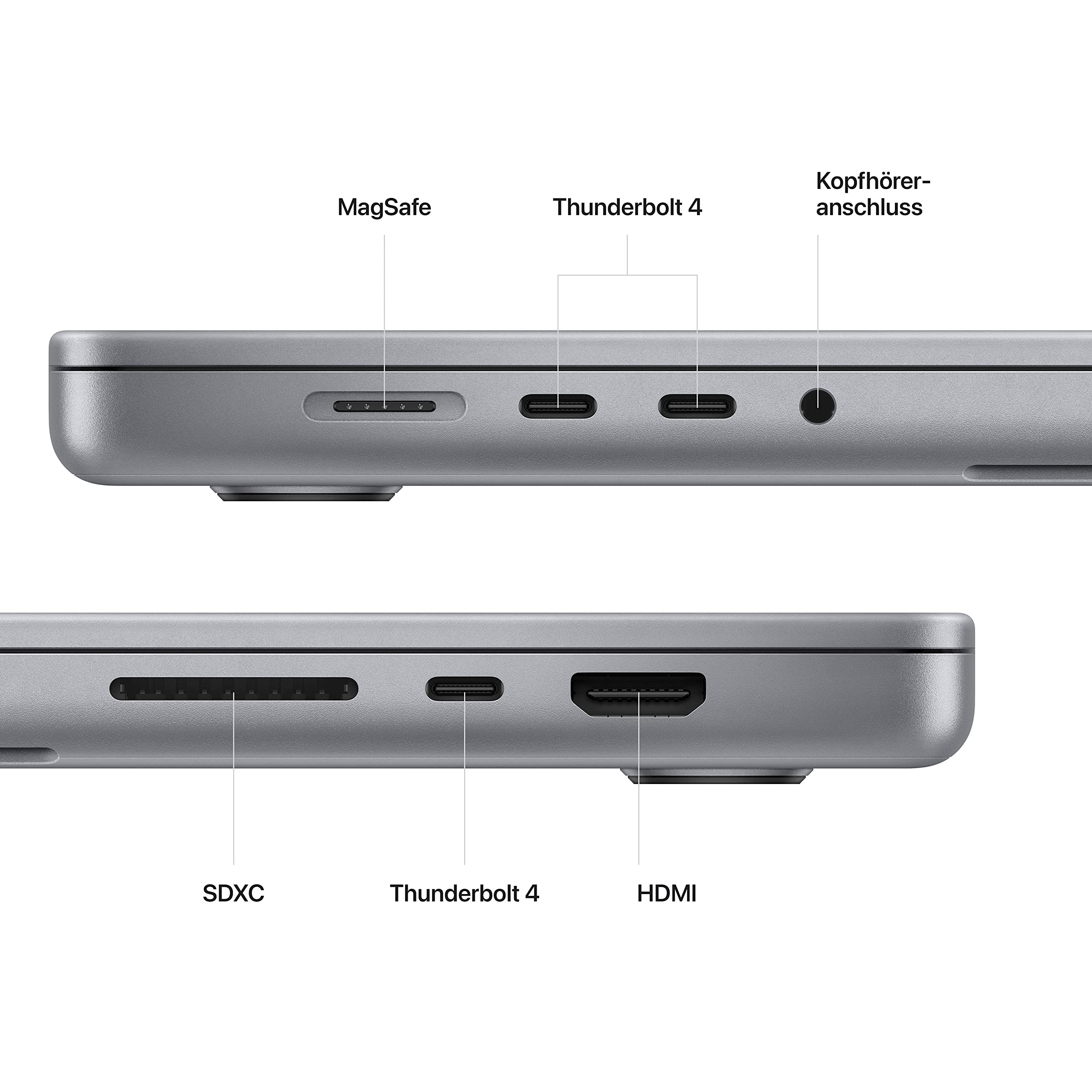 Apple MacBook Pro 16,2" M2 Pro Laptop Space Grau 16/512 GB