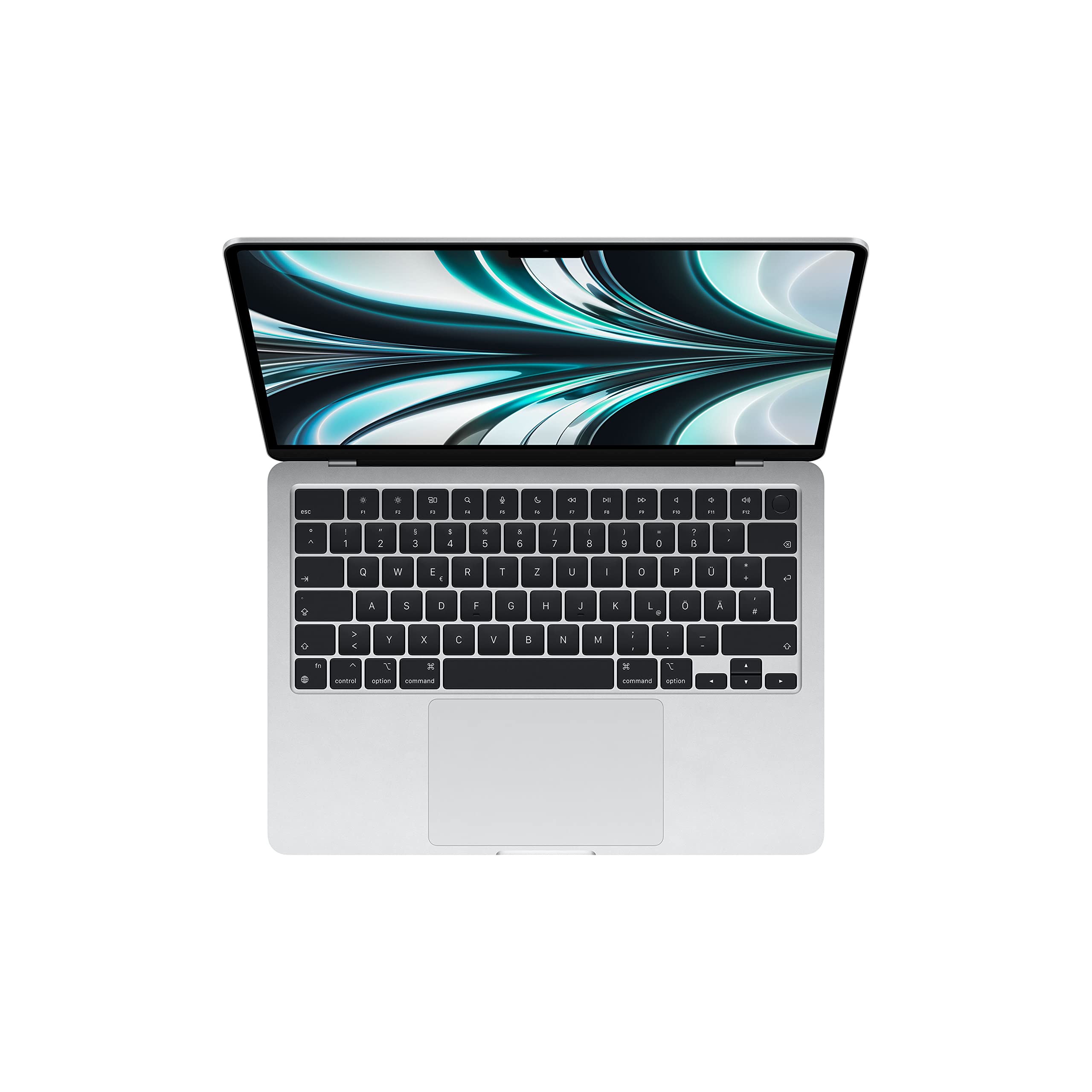 Apple MacBook Air 2022 Laptop M2 13,6 Zoll 256 GB Silber