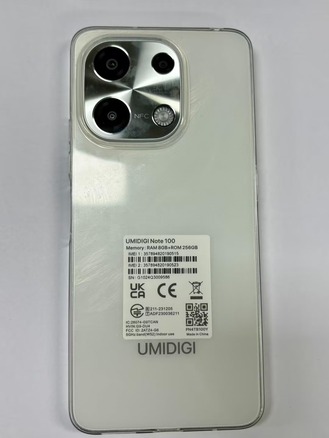 UMIDIGI Note 100 Smartphone 128GB 6,8 Zoll 50MP