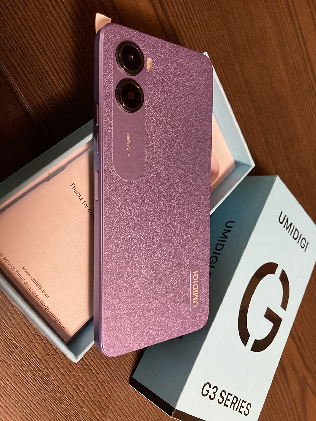 UMIDIGI G3 Plus Smartphone 128GB Lila 6,52 Zoll
