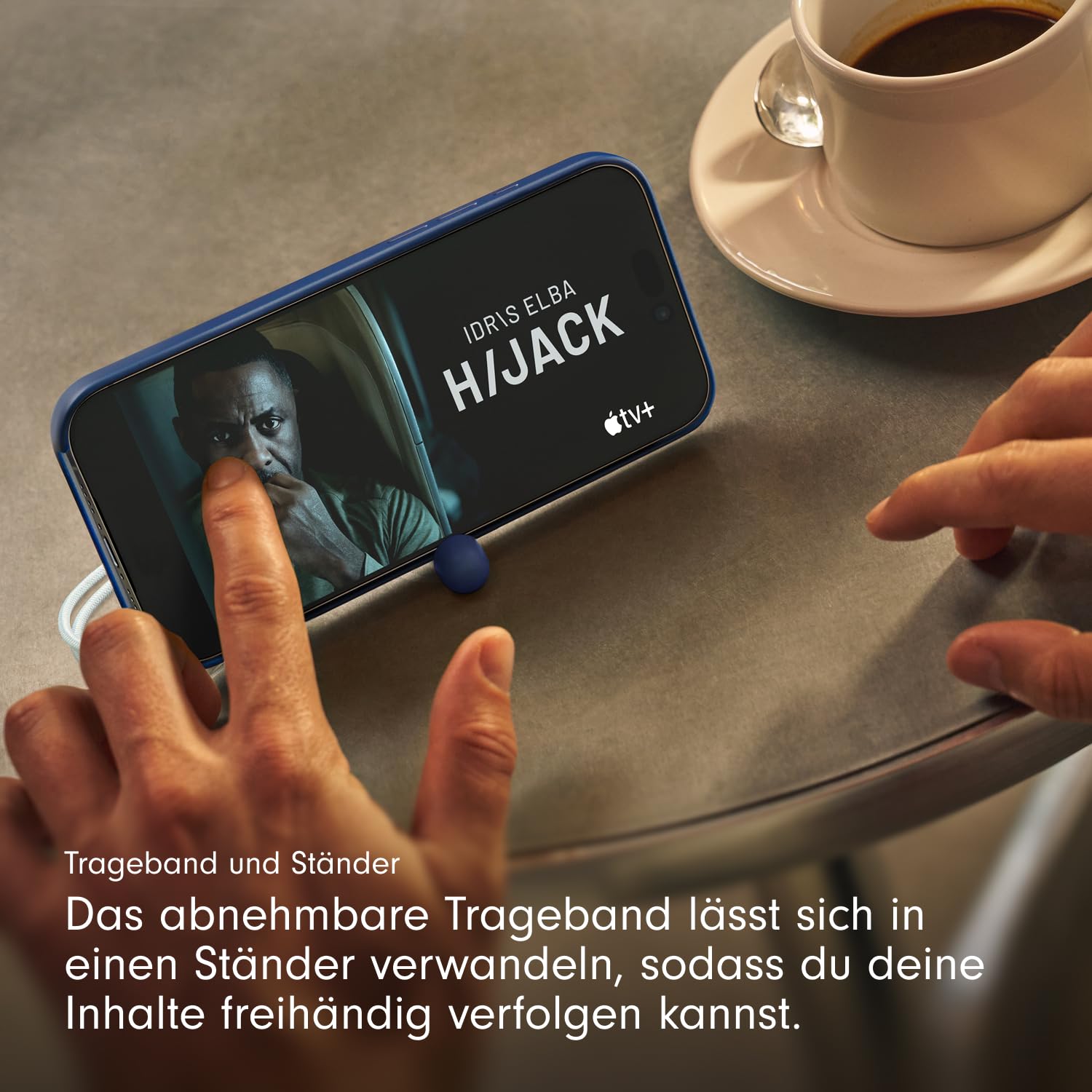 Beats iPhone 17 Kickstand Case MagSafe Hülle Felsblau Ständer