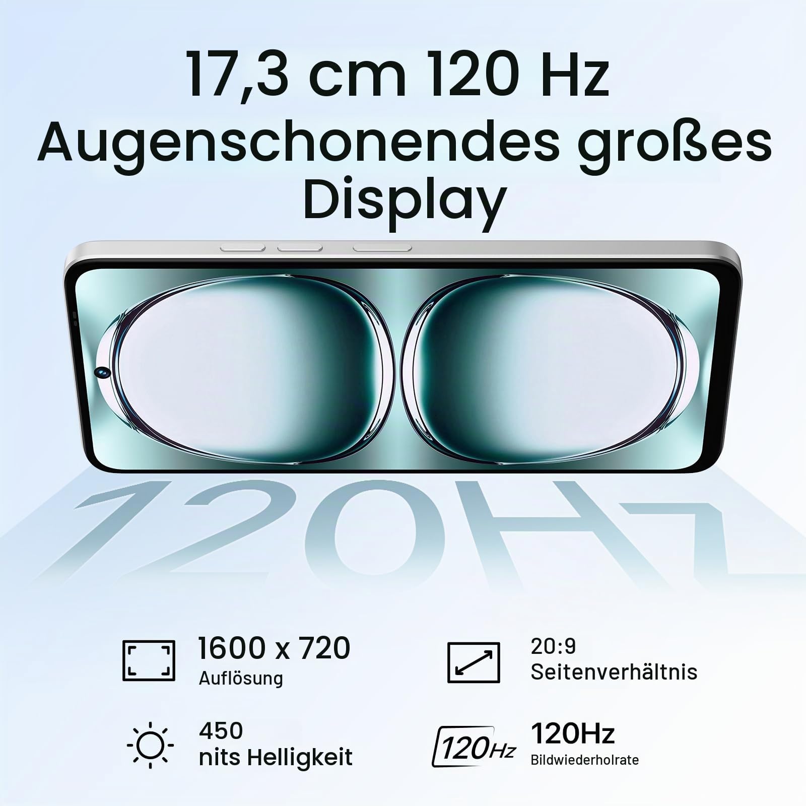 Umidigi Note 100 Smartphone 8GB 256GB 6,8" Schwarz
