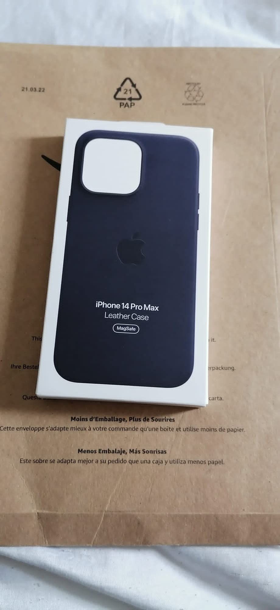 Apple iPhone 14 Pro Max Leder Case Hülle Waldgrün MagSafe