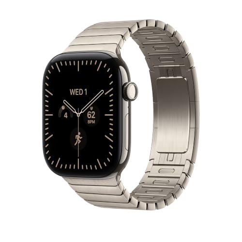 Apple Watch Gliederarmband 46 mm Armband Natur Edelstahl