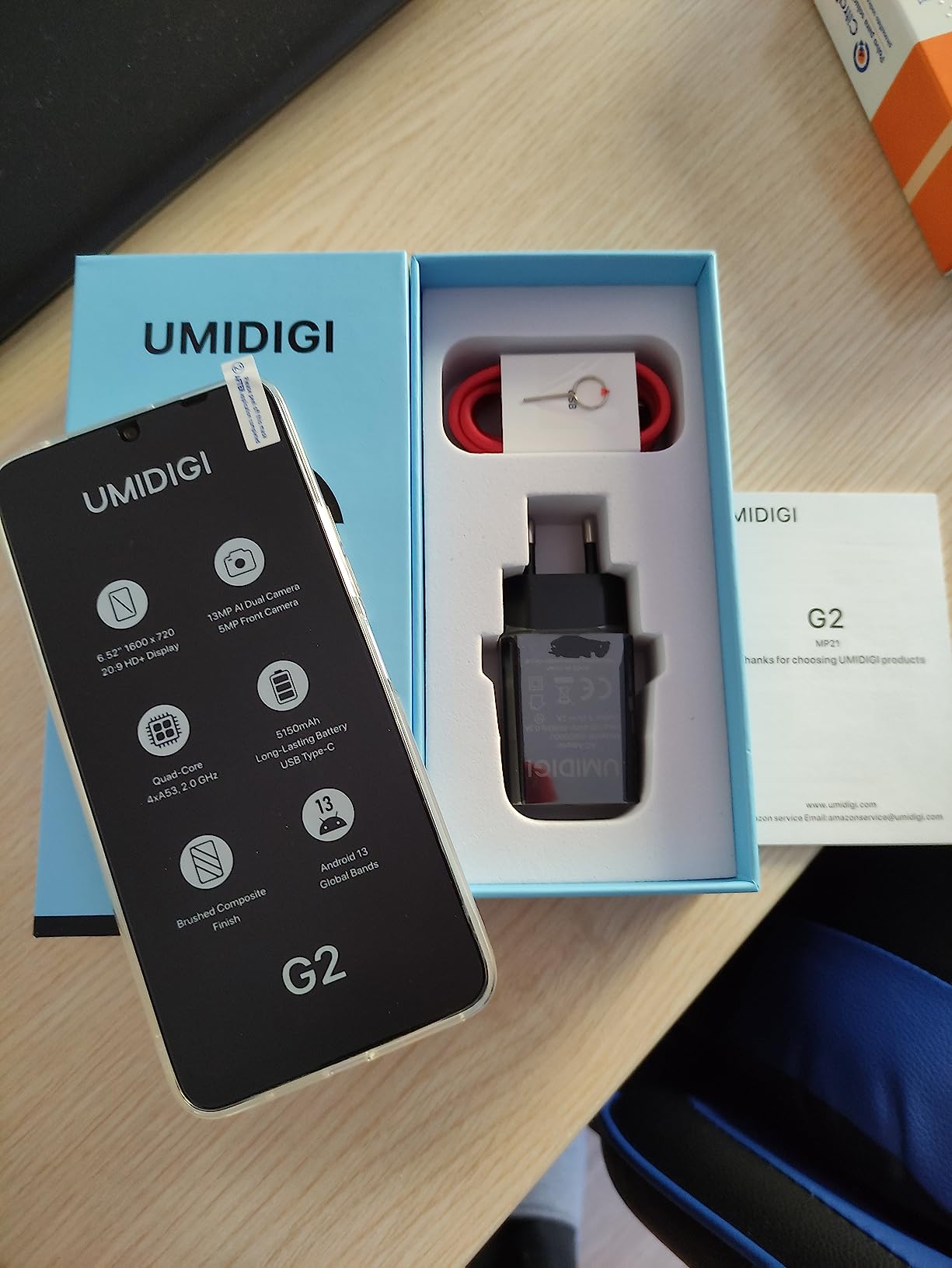 UMIDIGI G2 Smartphone 32GB ohne Vertrag 6,52 Zoll HD