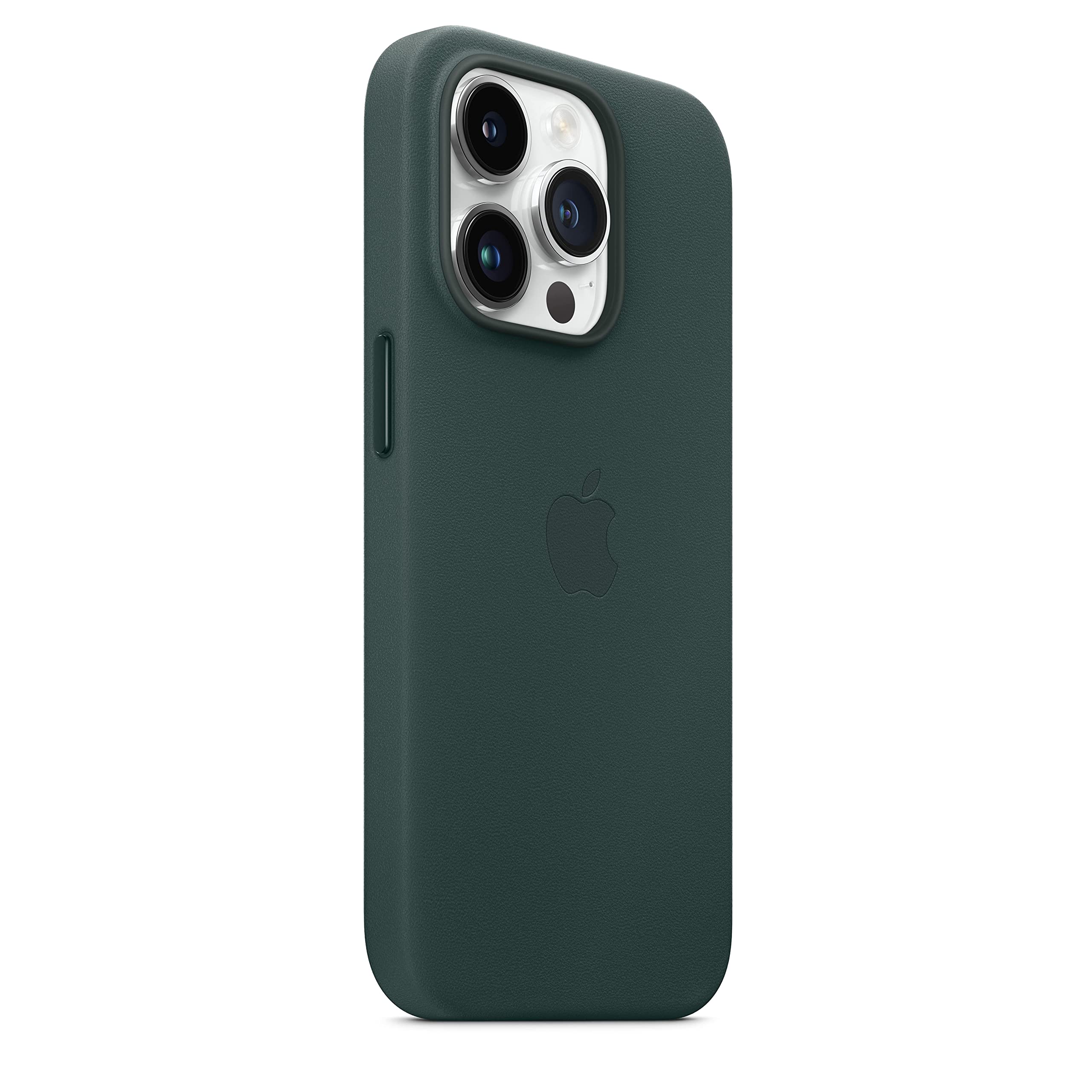 Apple iPhone 14 Pro Leder Hülle MagSafe Waldgrün