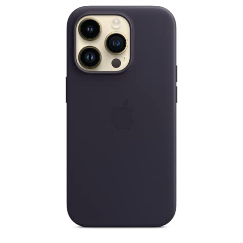 Apple iPhone 14 Pro Leder Hülle MagSafe Tinte