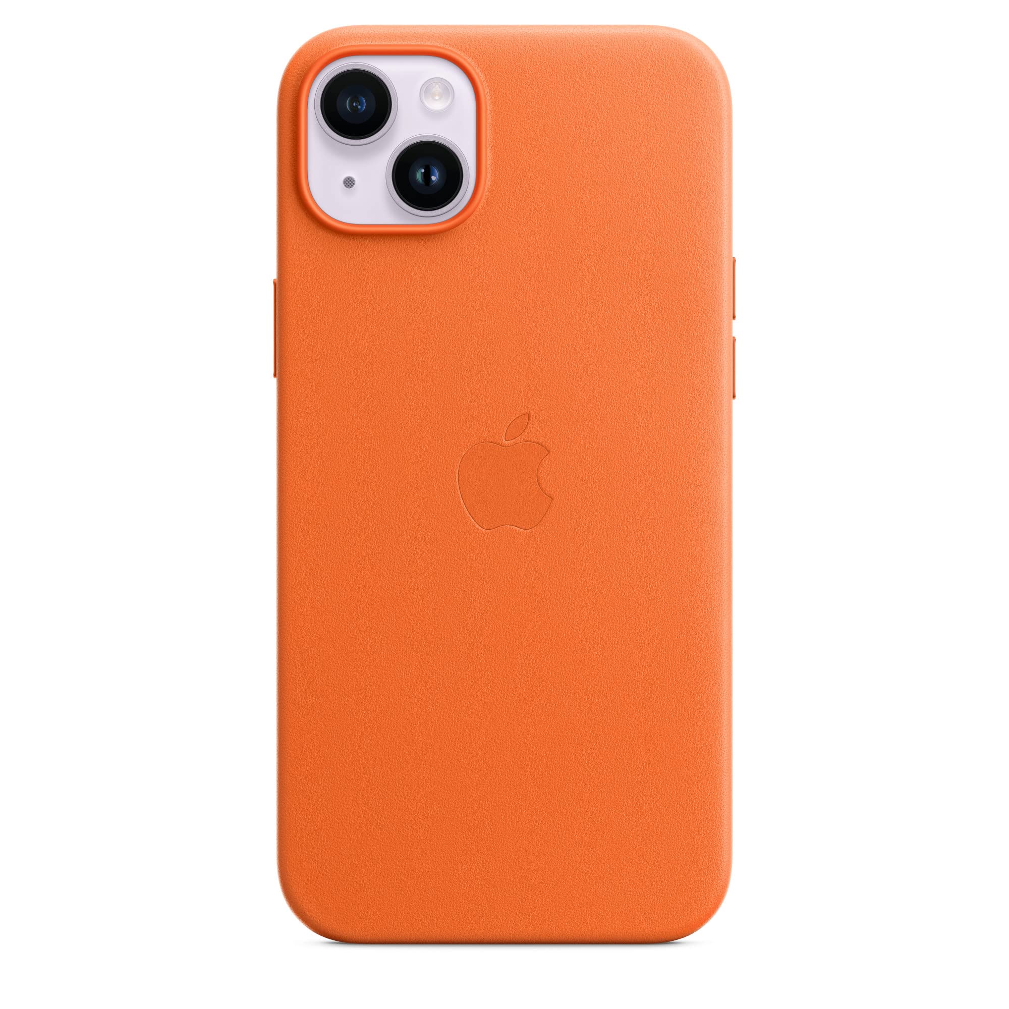 Apple iPhone 14 Plus Lederhülle MagSafe Orange