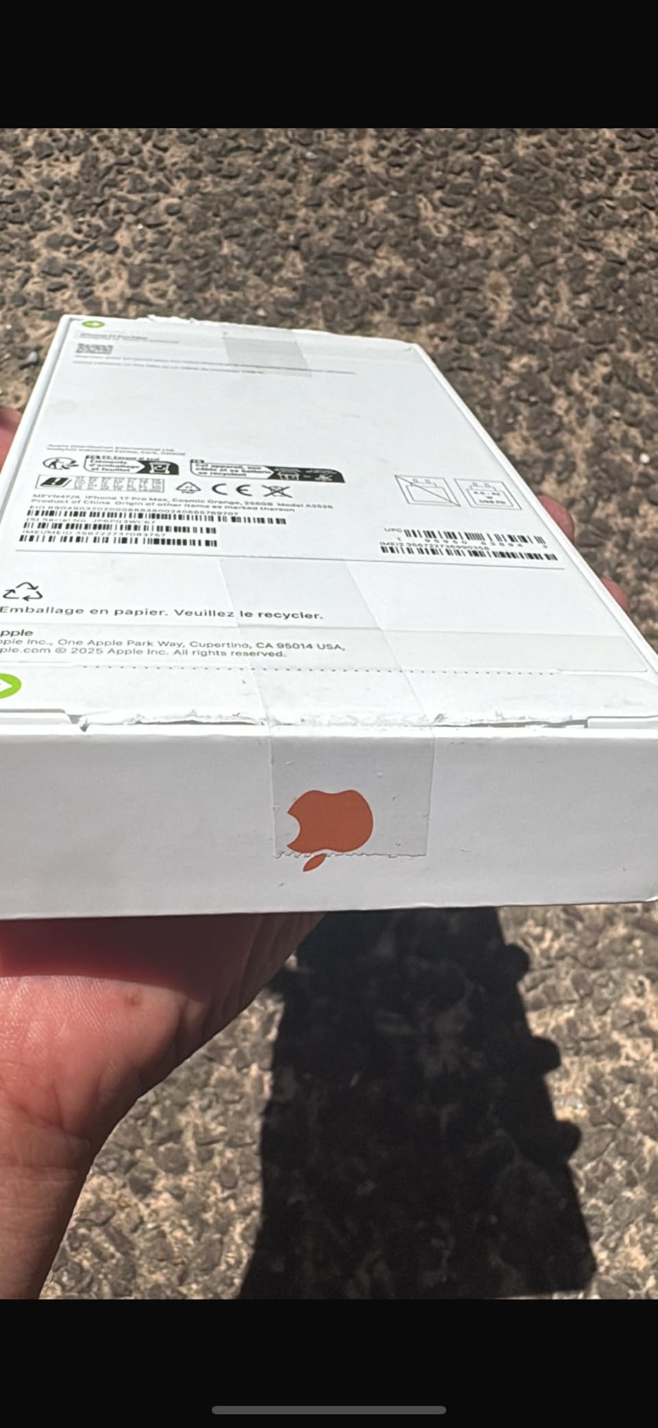Apple iPhone 17 Pro Max Smartphone 2TB Silber 6,9 Zoll