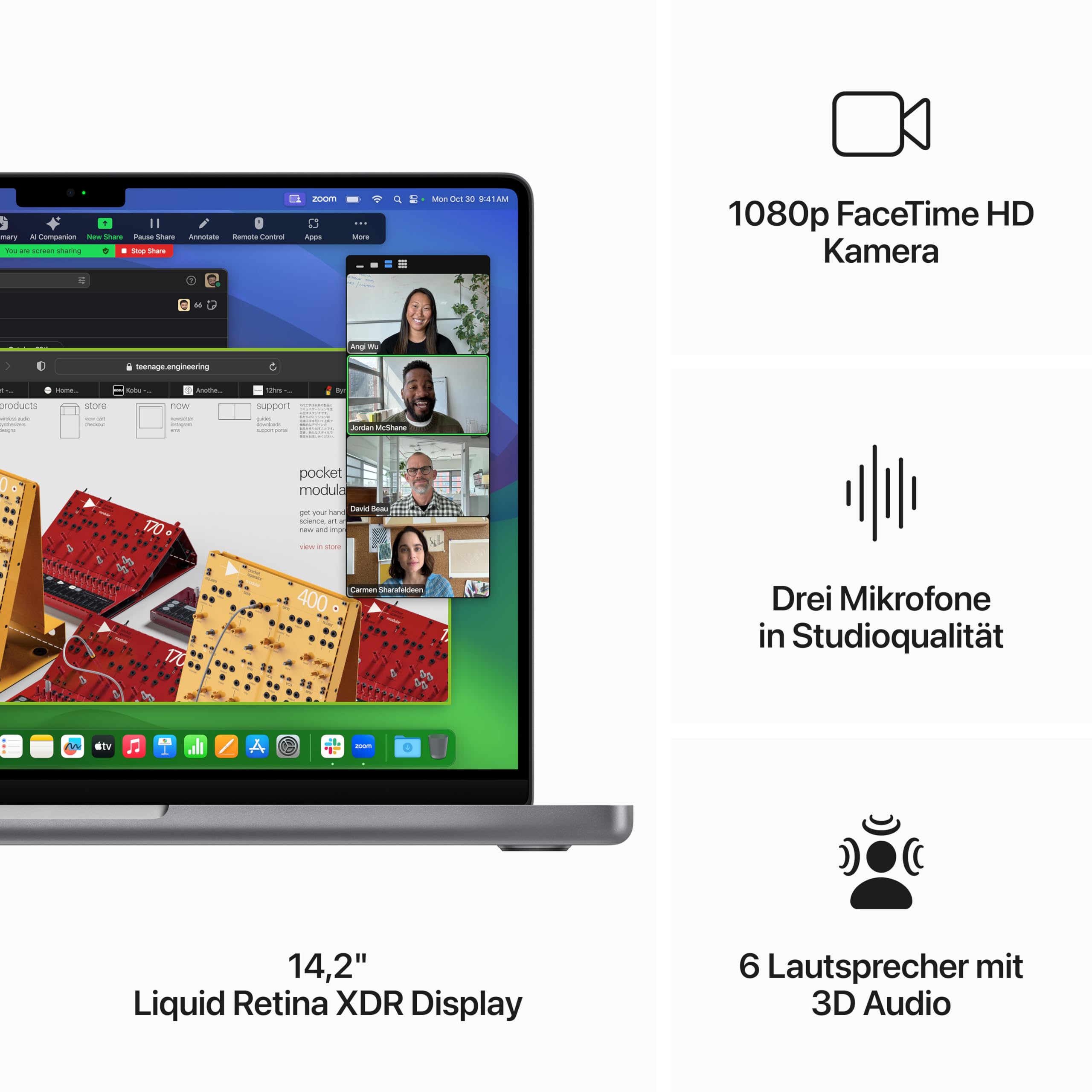 Apple MacBook Pro 14 M3 16GB 1TB Space Grau