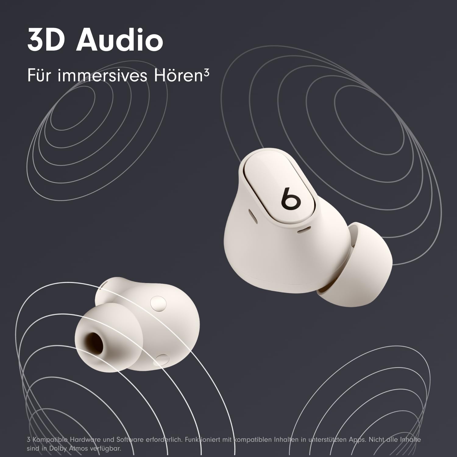 Beats Studio Buds + Kopfhörer Cremeweiß ANC
