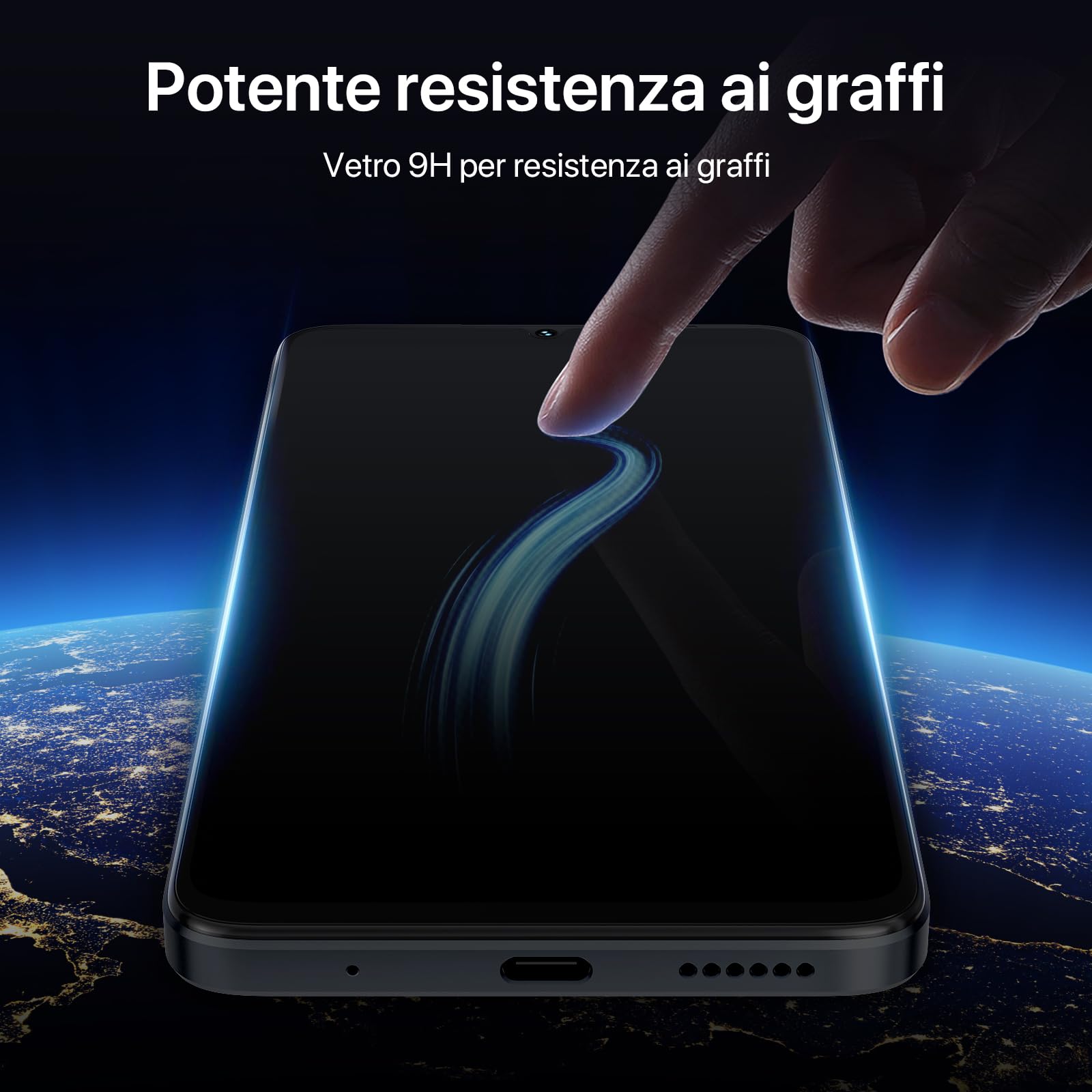 UMIDIGI G9 Schutzfolie 9H Glas 6,75 Zoll 2 Stück