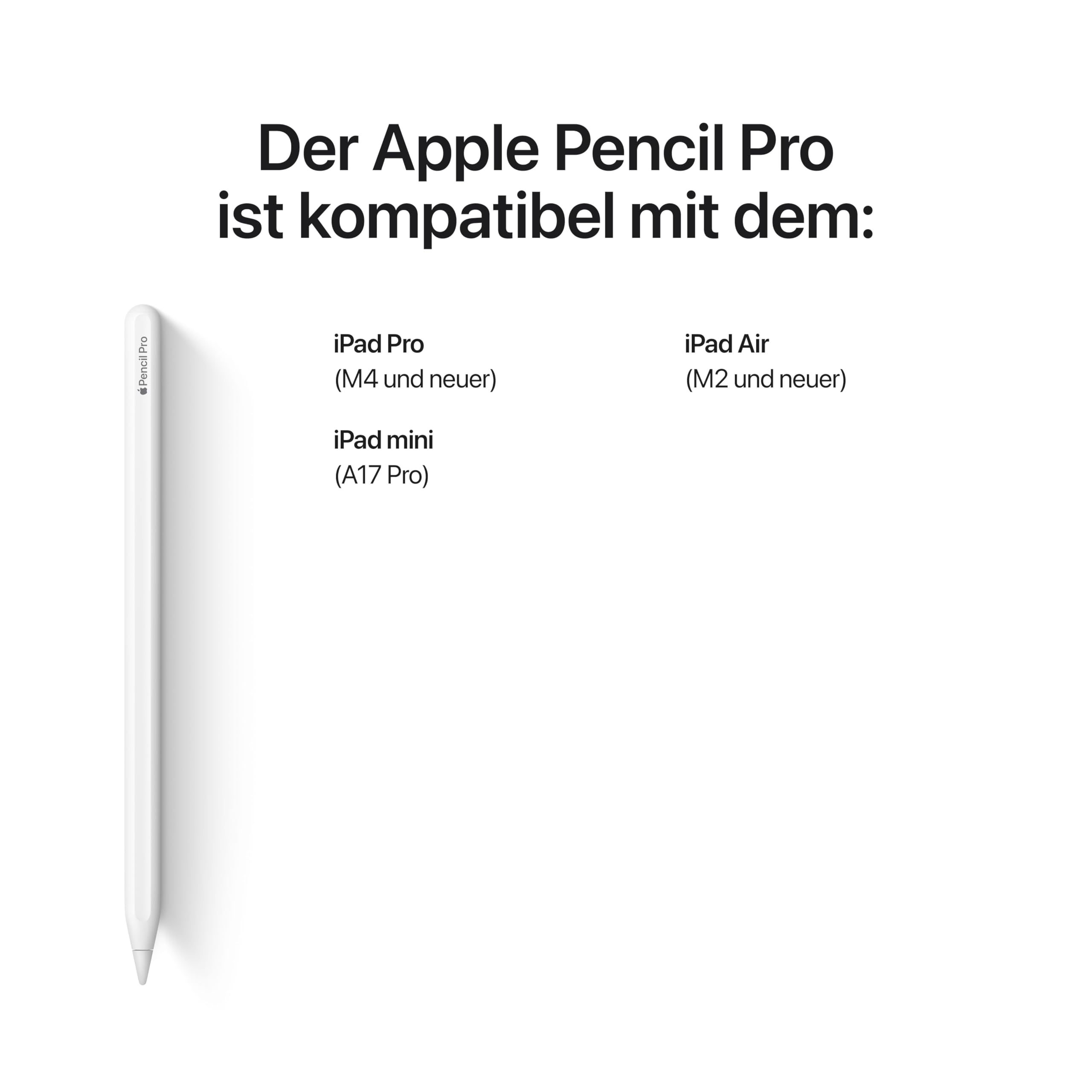 Apple Pencil Pro Eingabestift Pro magnetisch kabellos