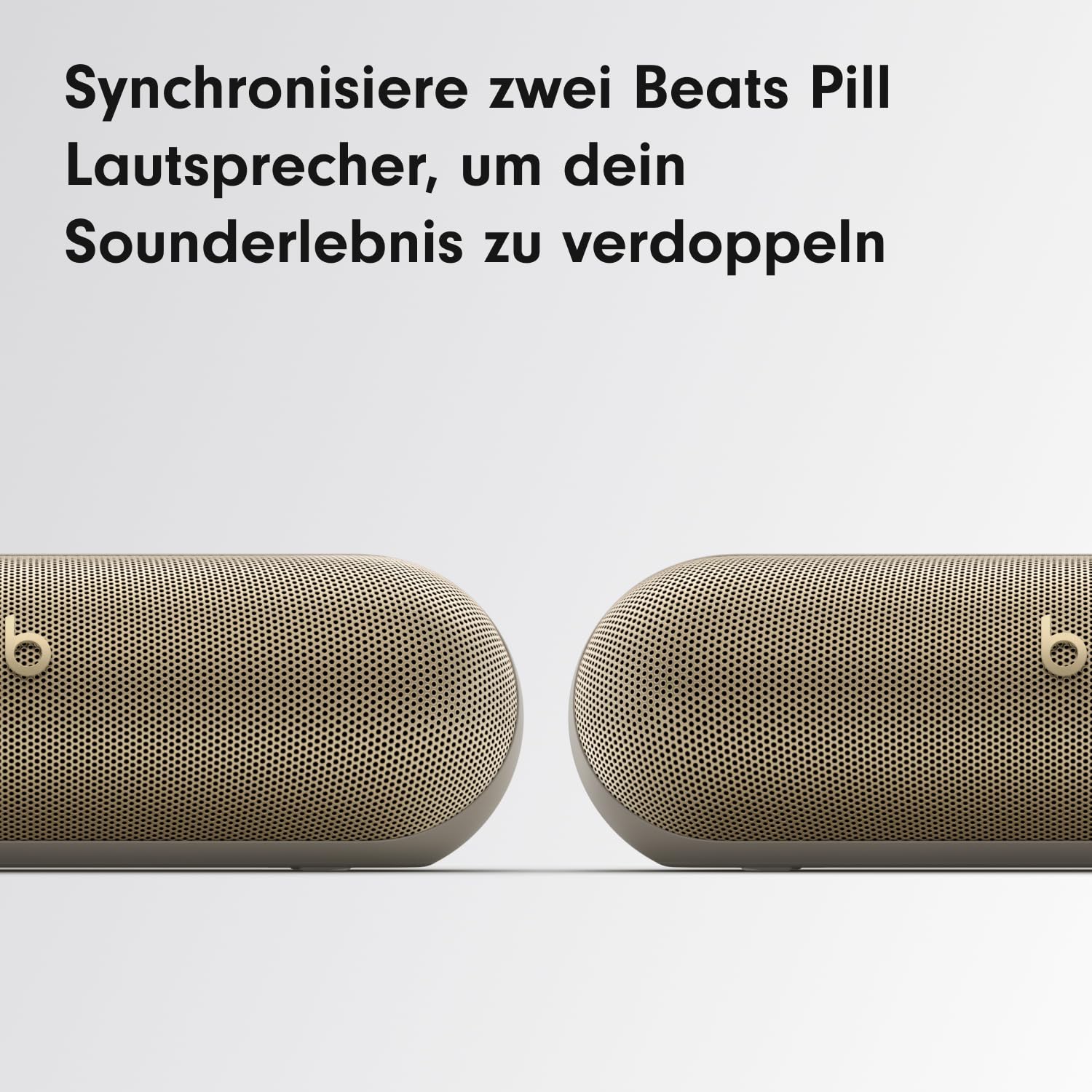 Beats Pill Bluetooth Lautsprecher Champagner 24h IP67