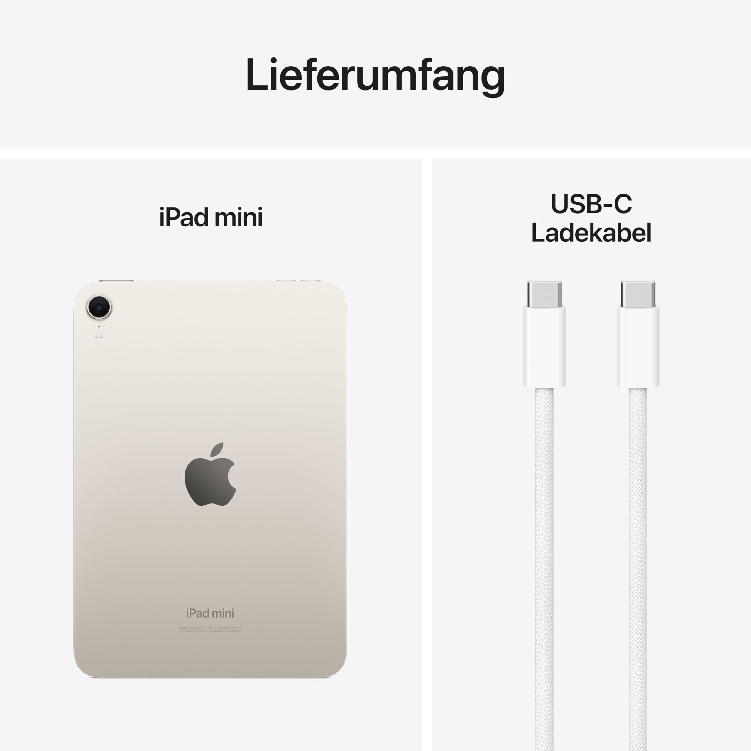 Apple iPad mini A17 Pro Tablet 128 GB WLAN Polarstern
