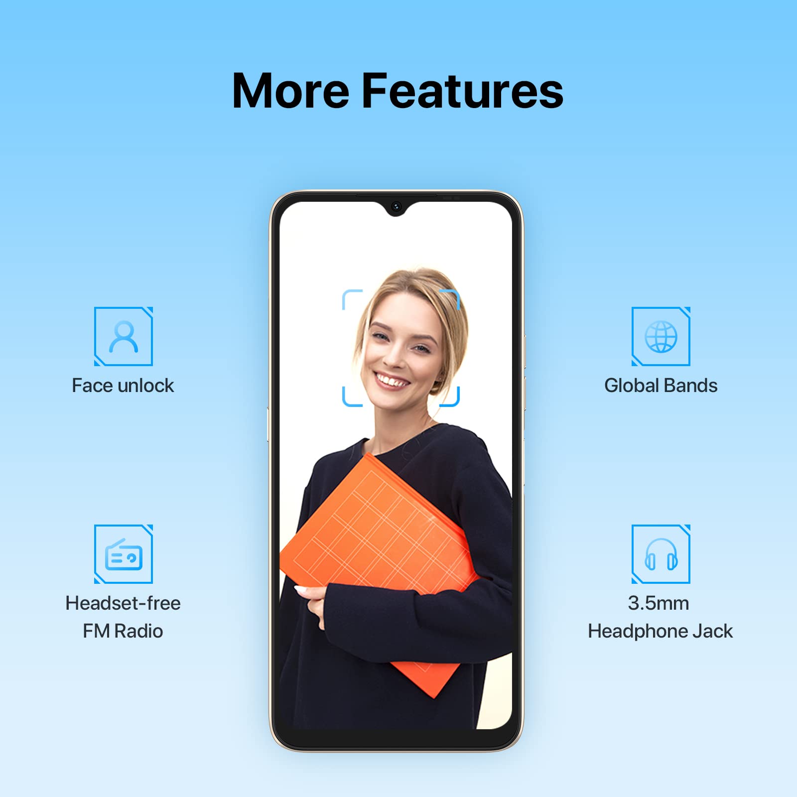 Umidigi F3 5G 8GB+128GB Smartphone ohne Vertrag Roségold