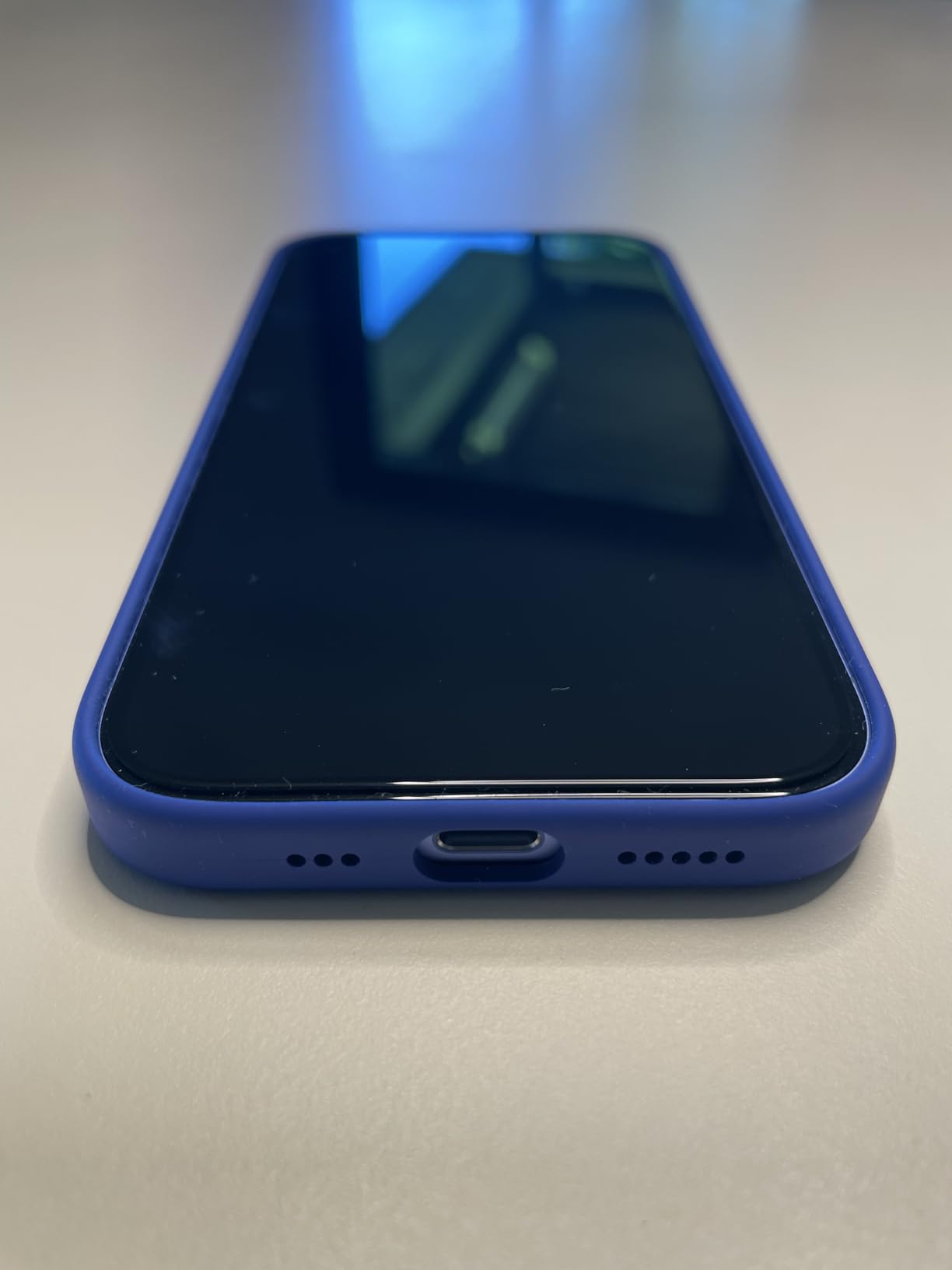 Apple iPhone 16 Silikon Case MagSafe Hülle Ultramarin Schutz