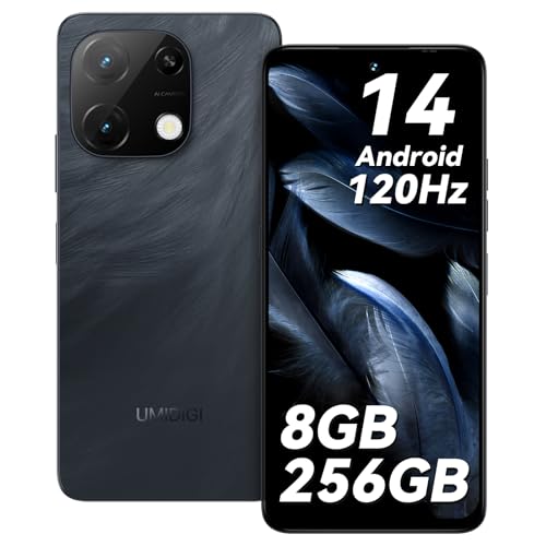 Umidigi Note 100A Smartphone 256GB Schwarz 120Hz
