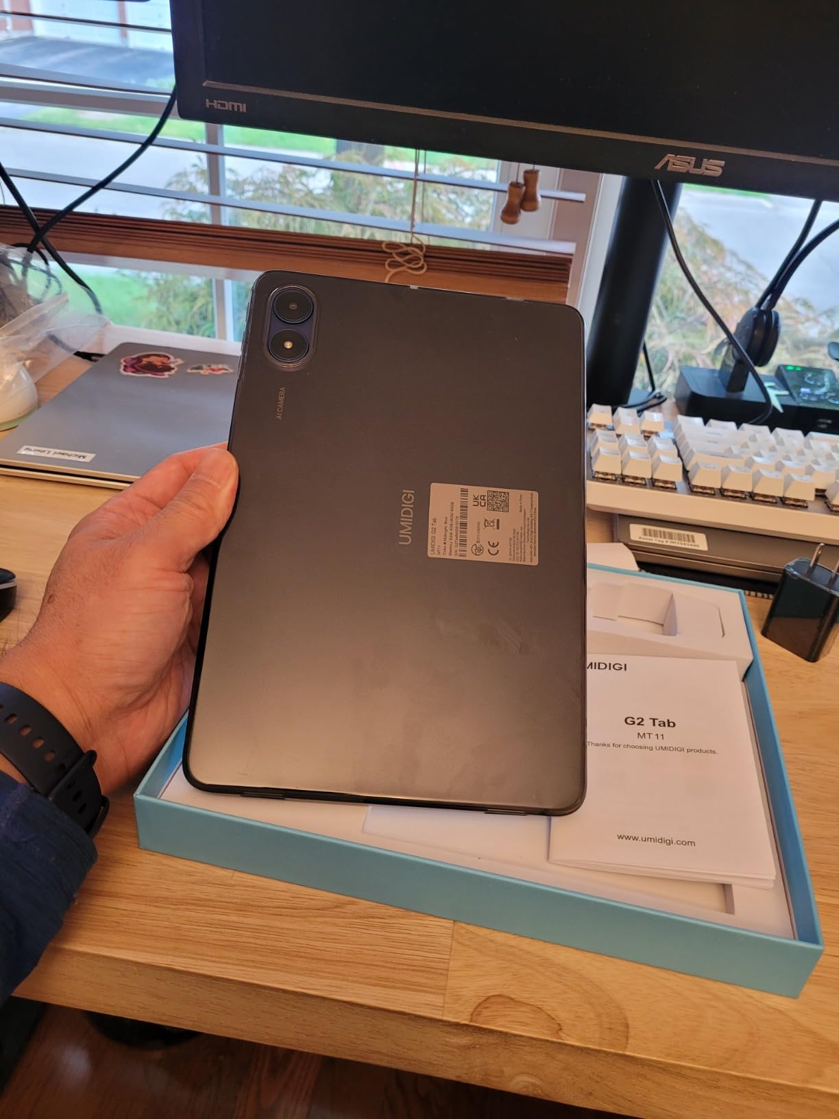 UMIDIGI G2 Tab Tablet 10,1 Zoll Blau 64GB mit Hülle