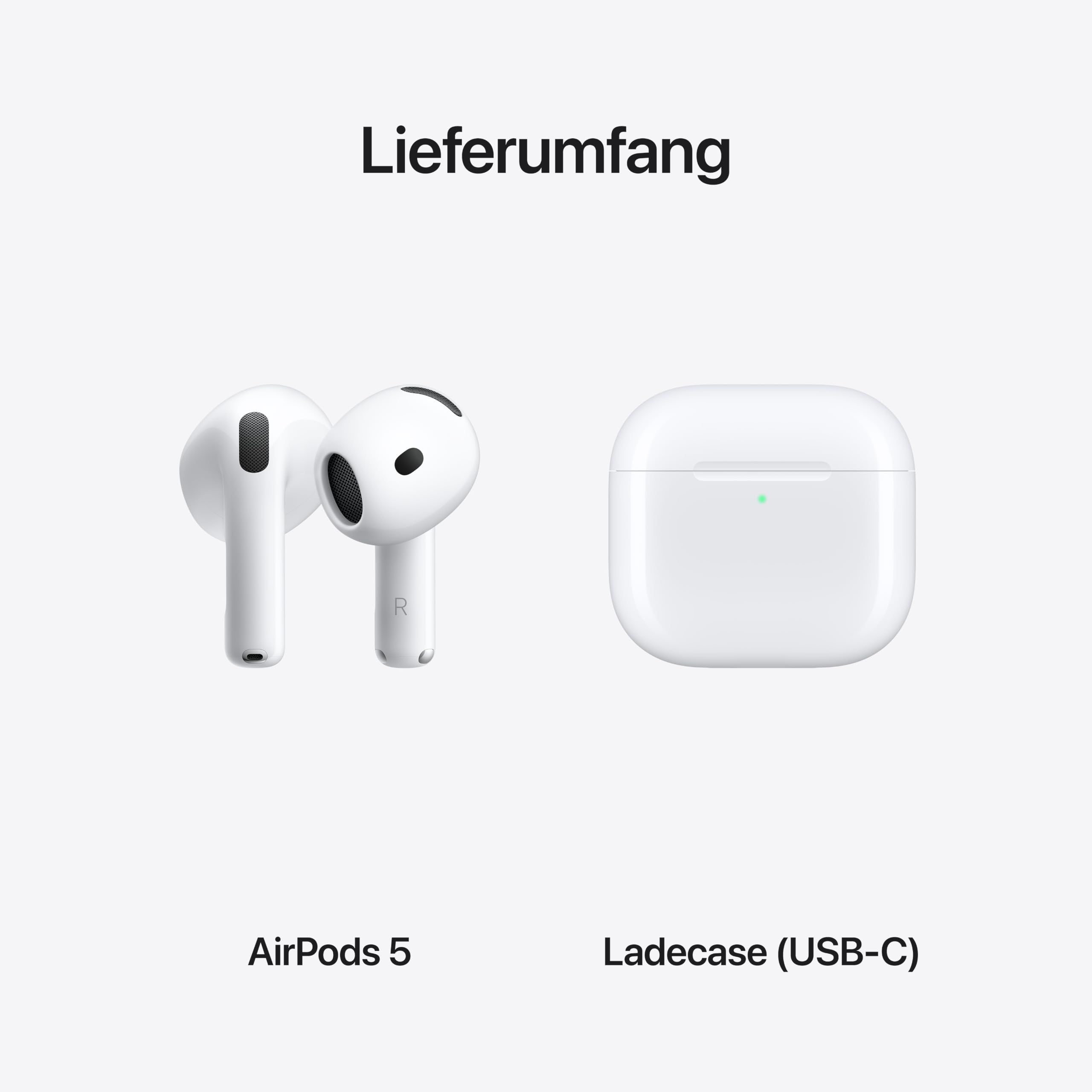 Apple AirPods 5 In Ear Kopfhörer ANC USB-C Ladecase