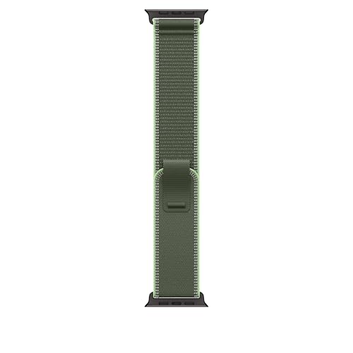 Apple Watch Trail Loop Armband 49mm Blau M/L Nylon