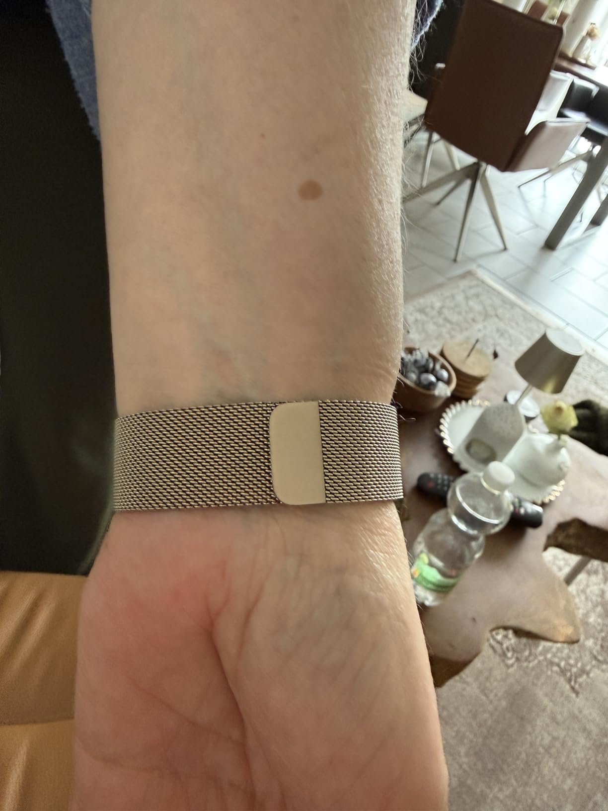 Apple Watch Milanaise Armband 42mm Gold Edelstahl