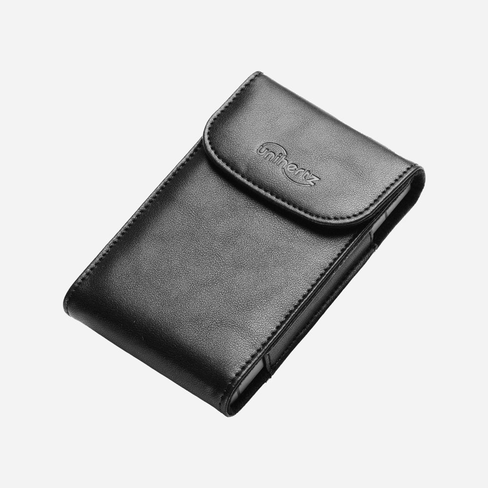 Unihertz Titan 2 Ledertasche Holster mit Gürtelclip Schwarz