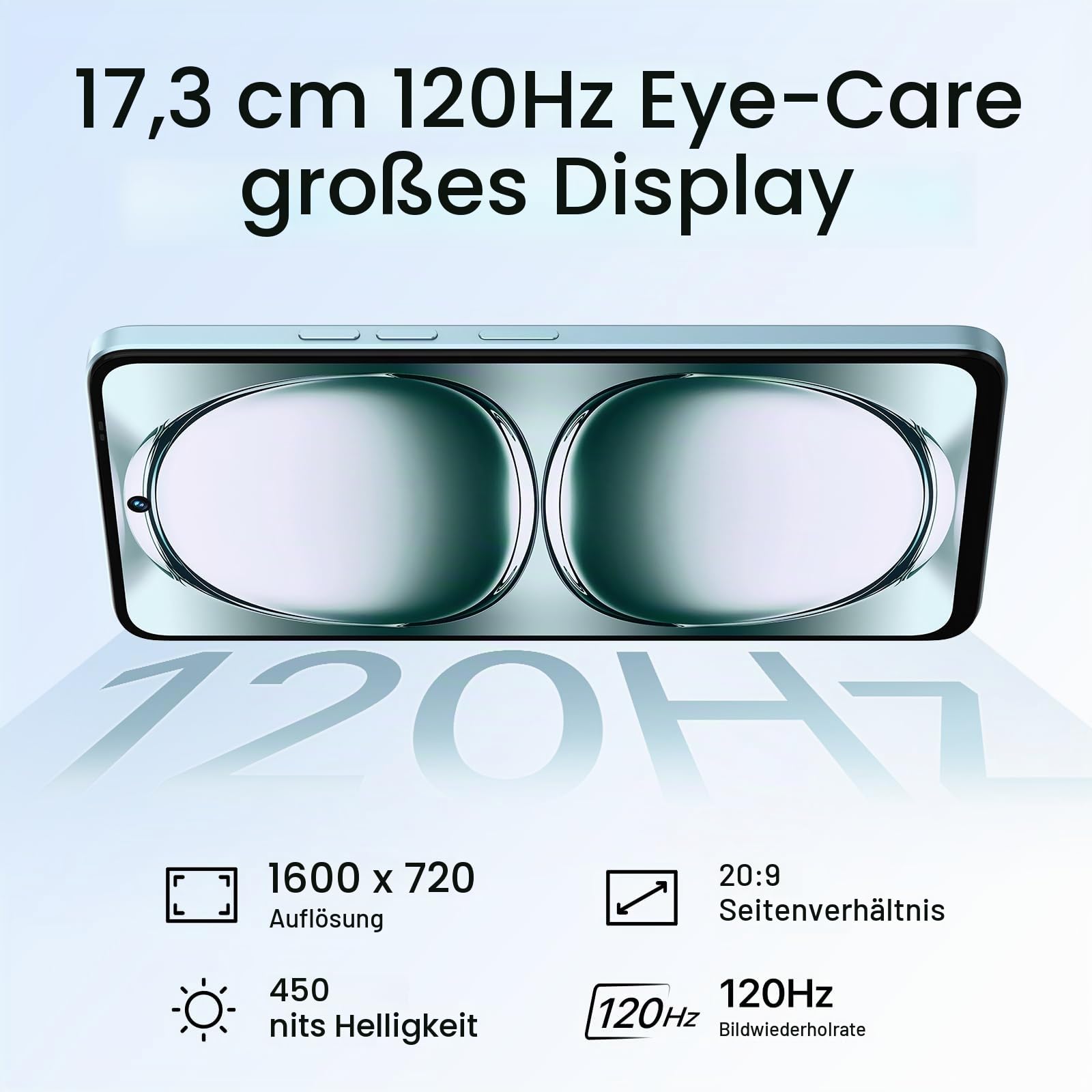 UMIDIGI Note 100 Smartphone 256GB 50MP 6,8 Zoll 120Hz