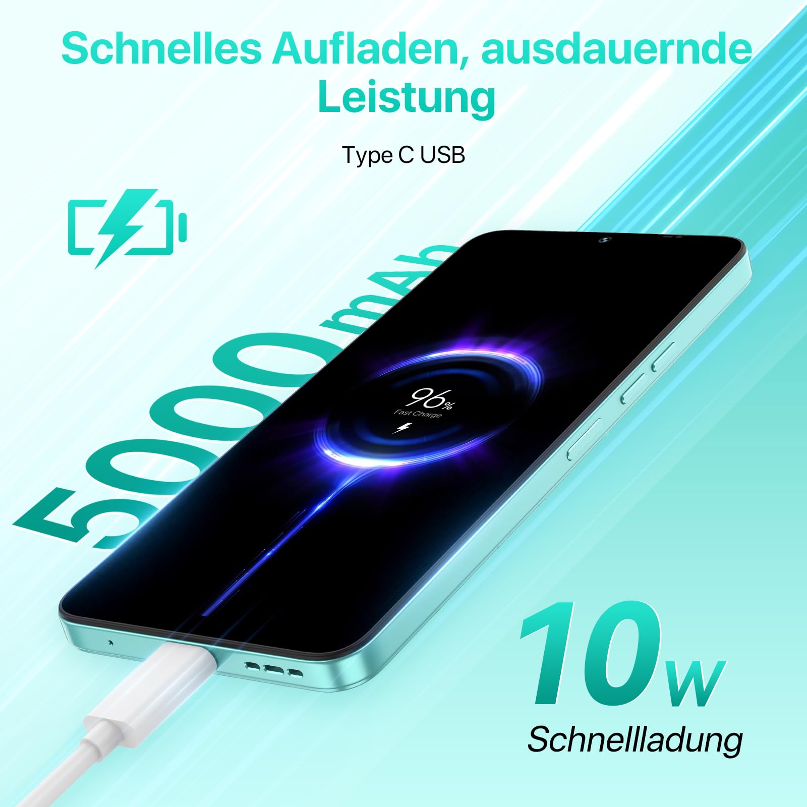 UMIDIGI A15C Smartphone 128GB 6,7 Zoll 48MP