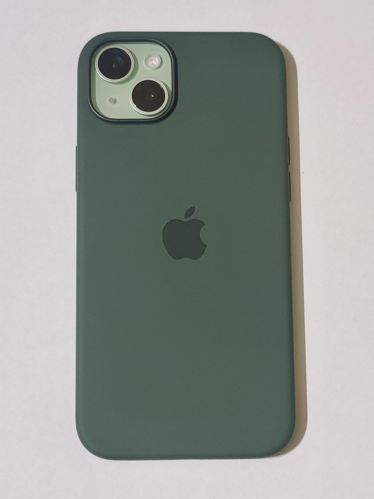 Apple iPhone 15 Plus Silikon Case MagSafe Zypresse