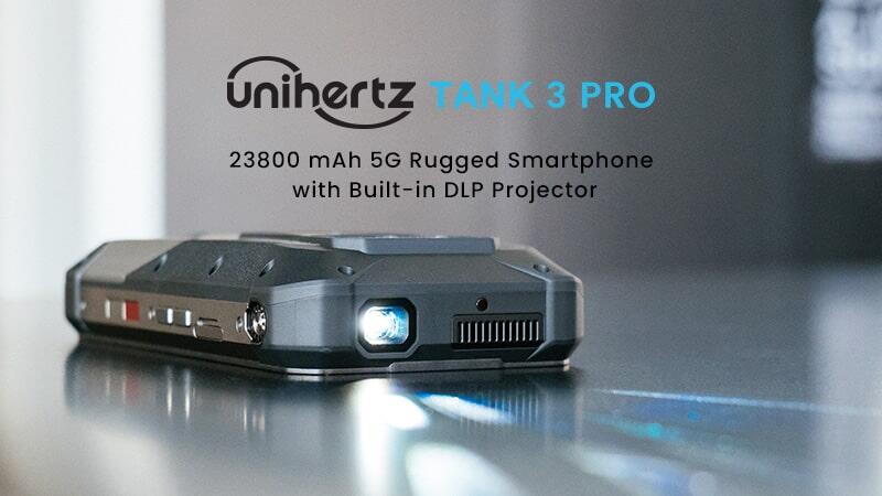 Unihertz Tank 3 Pro Smartphone 5G 512GB Outdoor Projektor