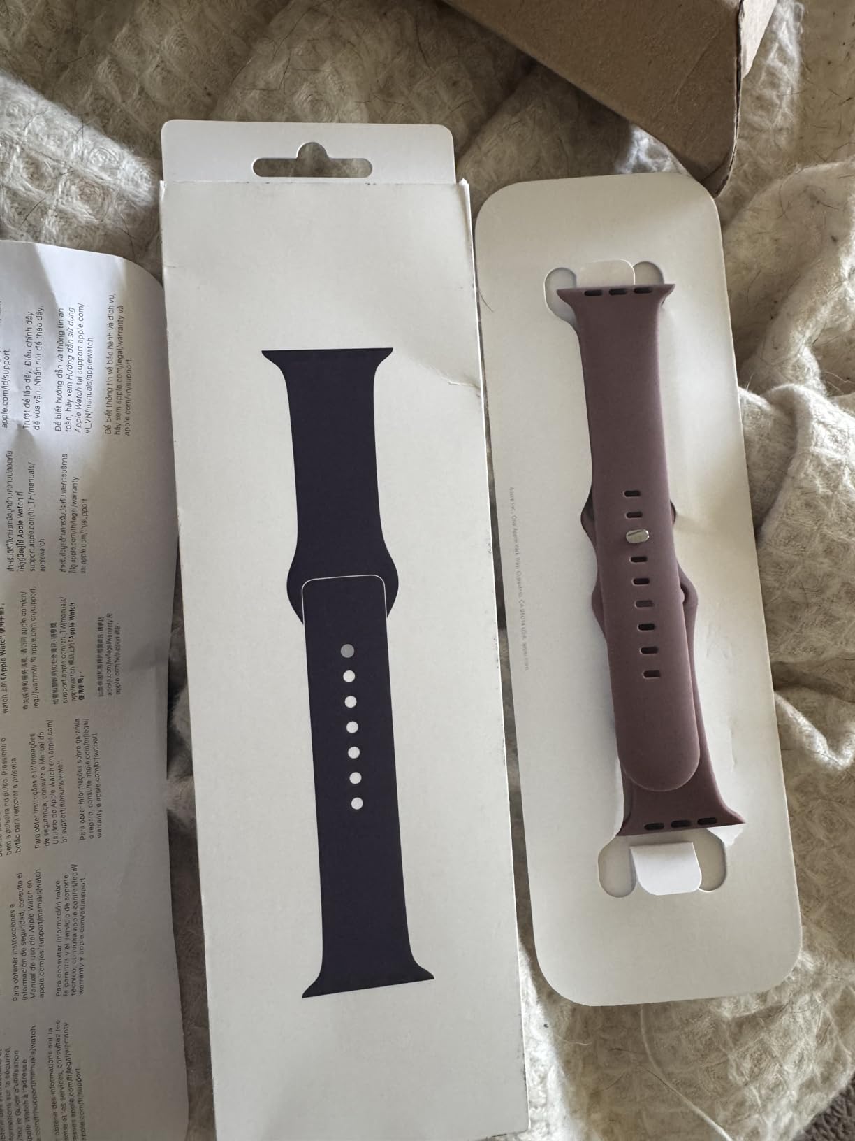 Apple Watch Sportarmband 46mm Armband Aquamarin M/L
