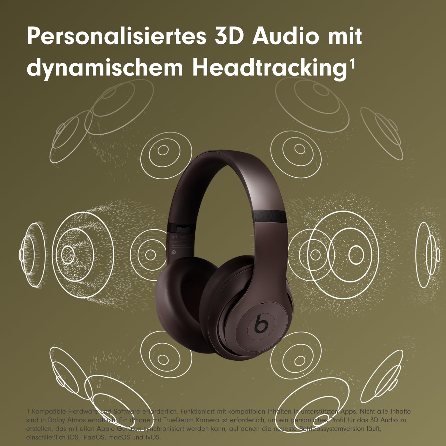 Beats Studio Pro Bluetooth Kopfhörer ANC Espresso