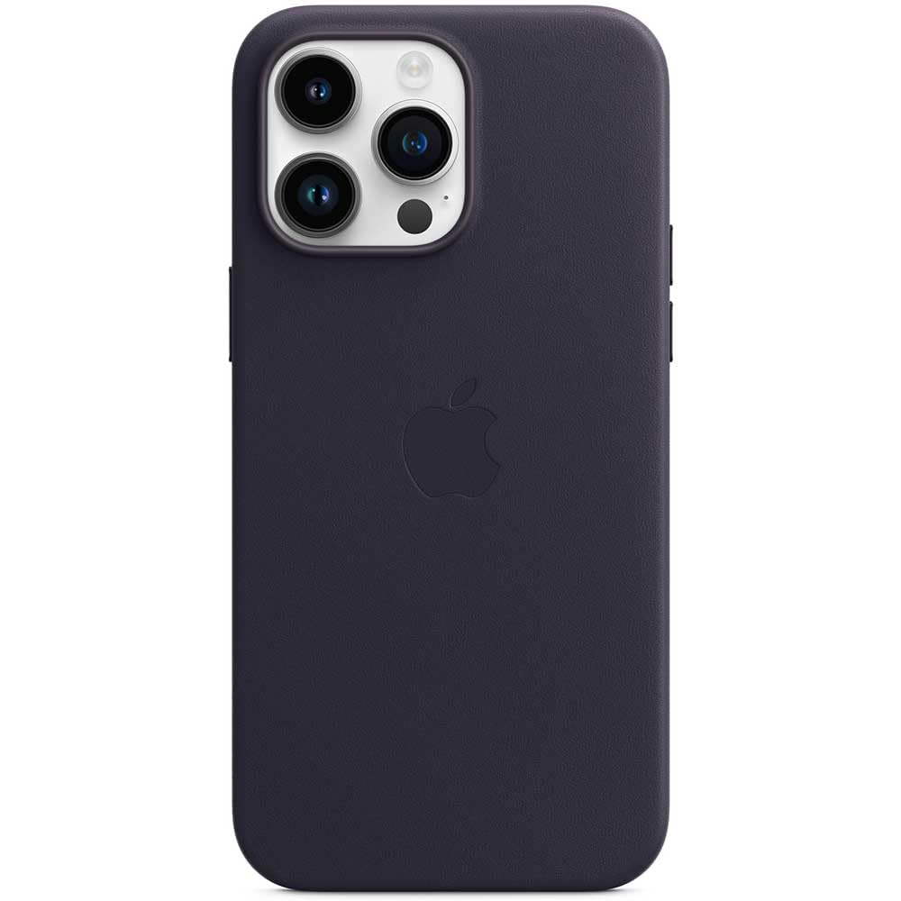 Apple iPhone 14 Pro Max Leder Case Hülle Tinte MagSafe