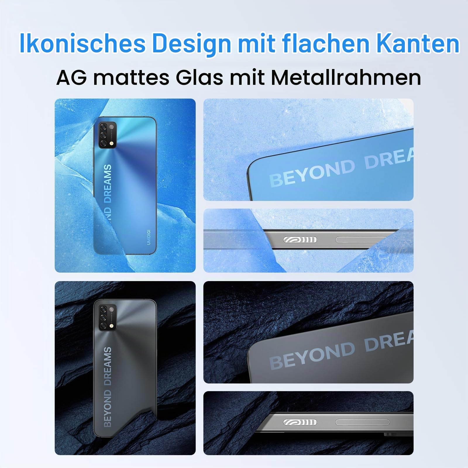 Umidigi A11 Smartphone 128GB Blau Dual-SIM