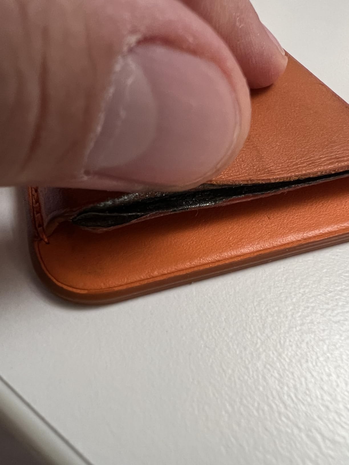 Apple iPhone Leder Wallet Kartenetui Tinte MagSafe 3 Karten