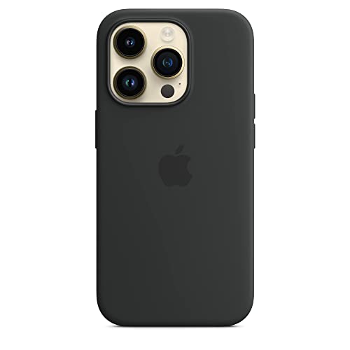 Apple iPhone 14 Pro Silikon Case MagSafe Mitternacht