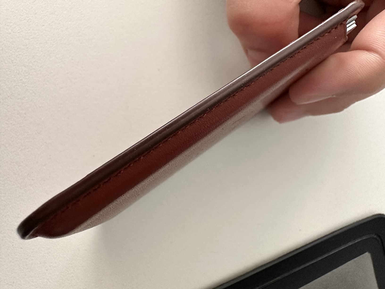 Apple iPhone Leder Wallet Kartenetui Tinte MagSafe 3 Karten