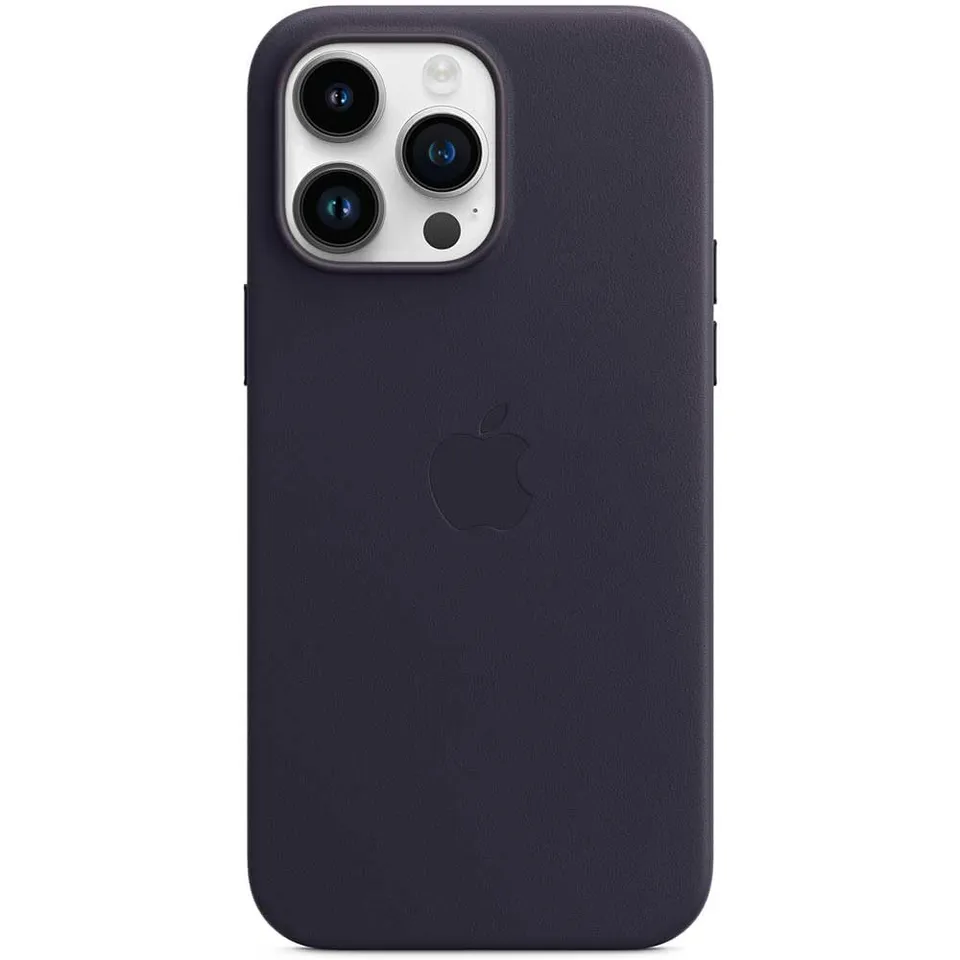 Apple iPhone 14 Pro Max Leder Case Hülle Tinte MagSafe