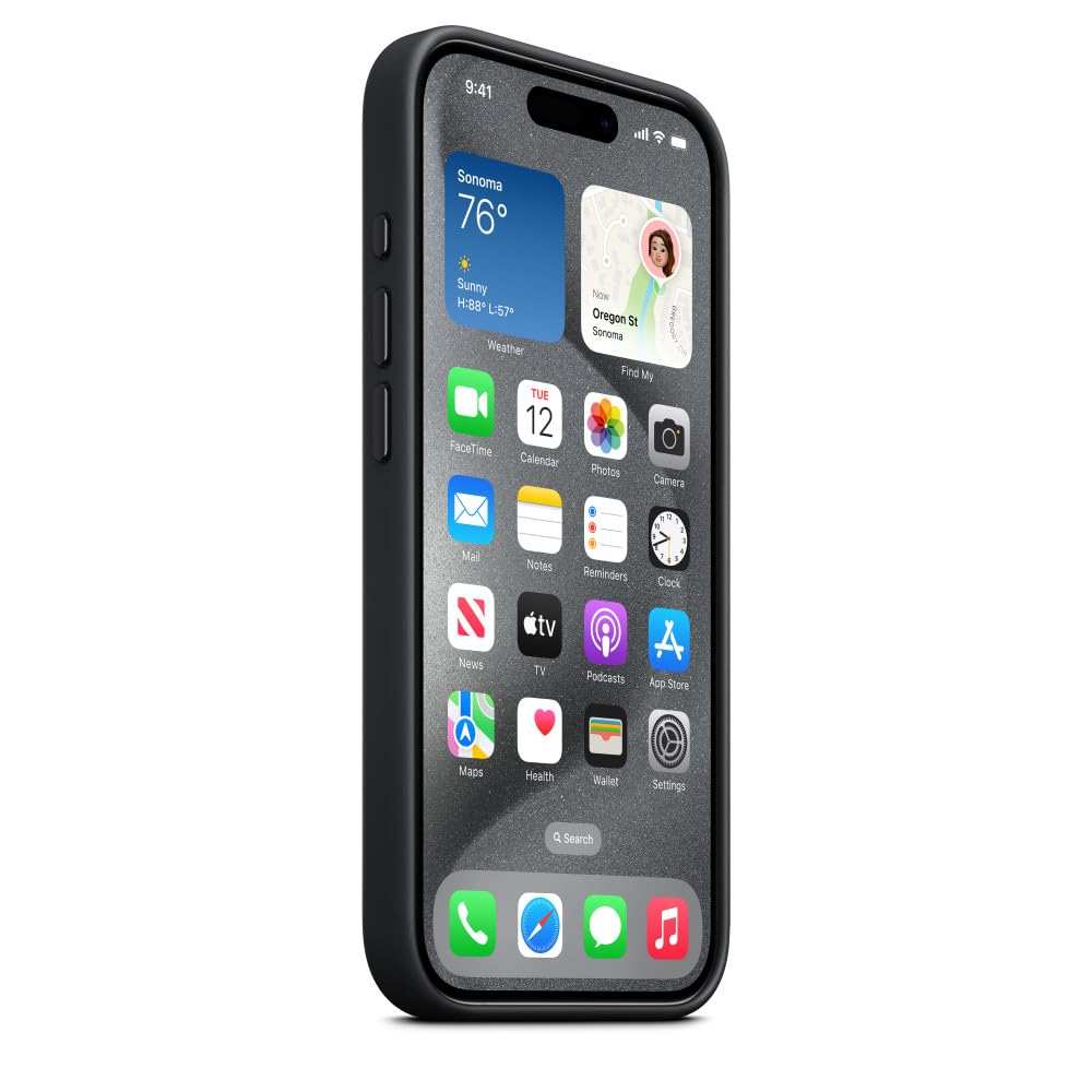 Apple iPhone 15 Pro Case Hülle MagSafe Schwarz