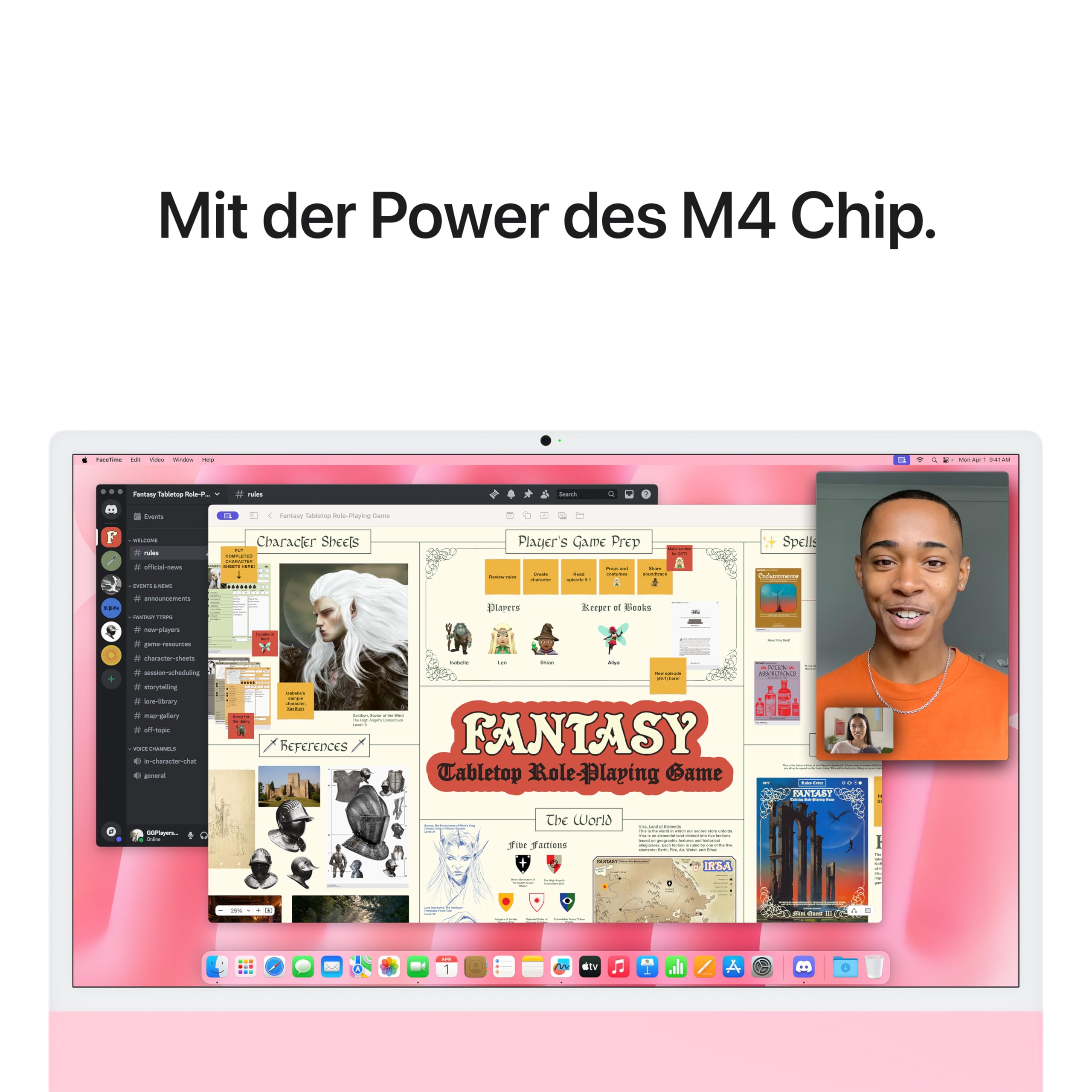 Apple iMac M4 All-in-One 24" 16GB 256GB Rosé