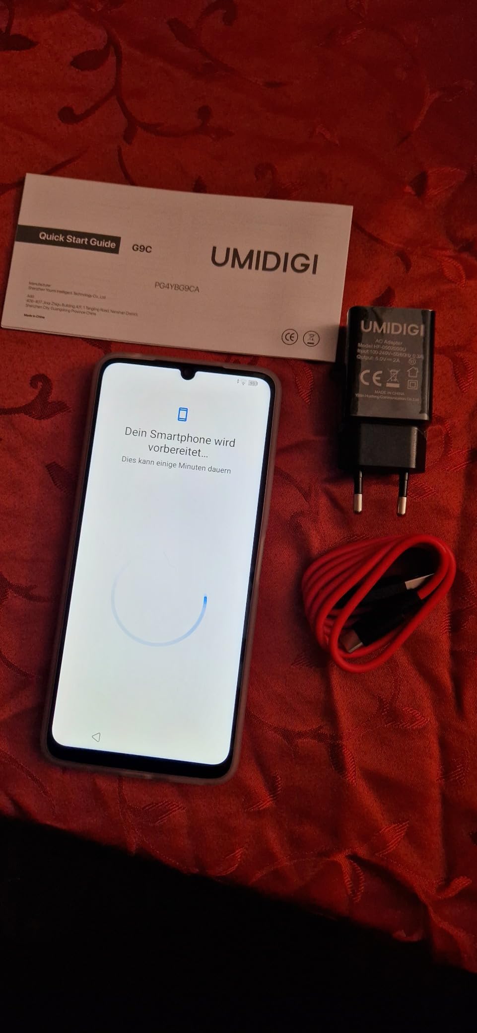 Umidigi G9C Smartphone 128GB Schwarz 50MP Android 14