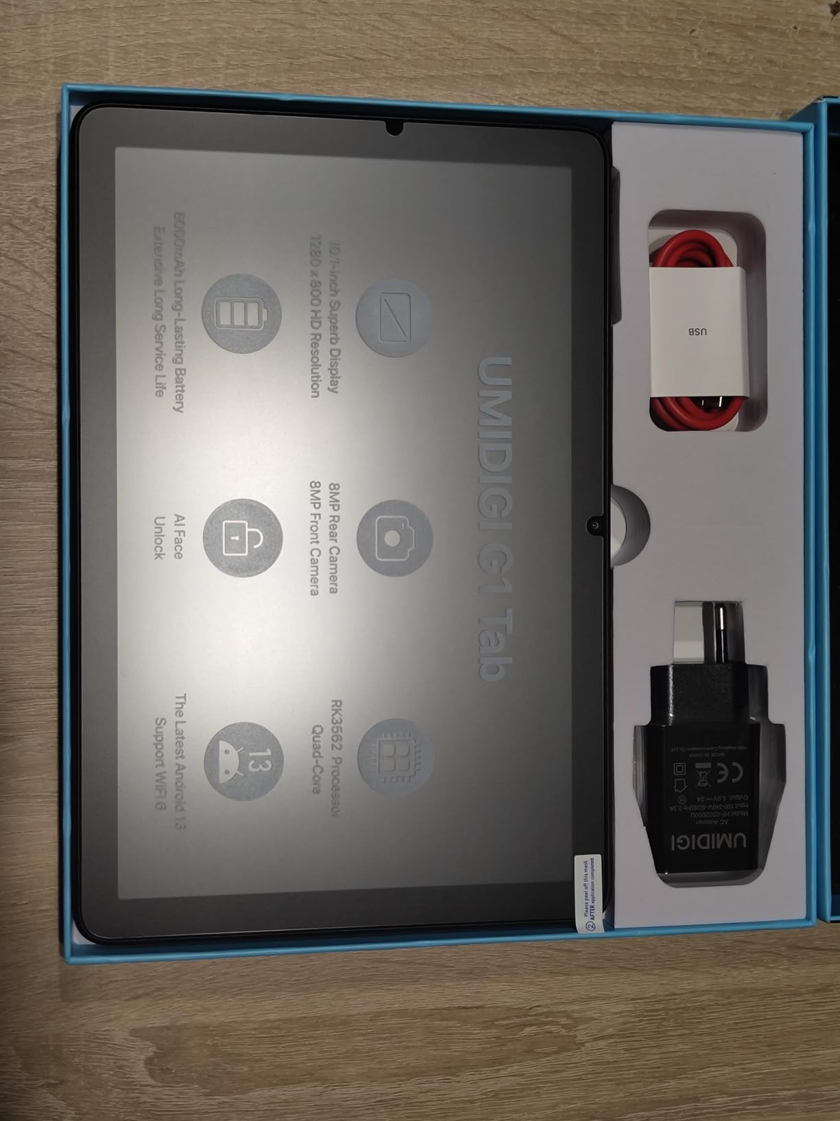 UMIDIGI G1 Tab Tablet 10,1 Zoll 64GB Grau Android 13