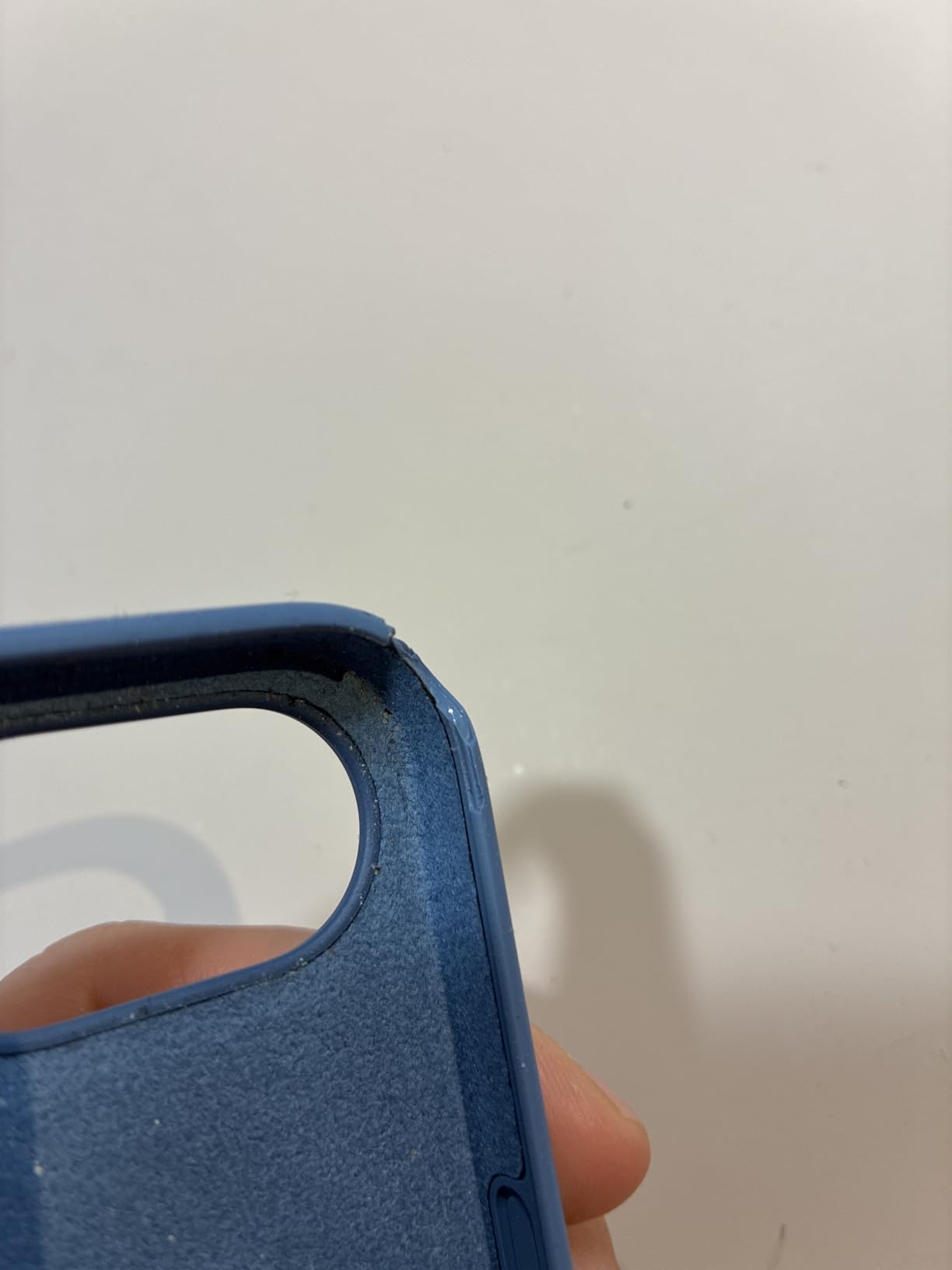 Apple iPhone 16e Silikon Case Hülle Winterblau