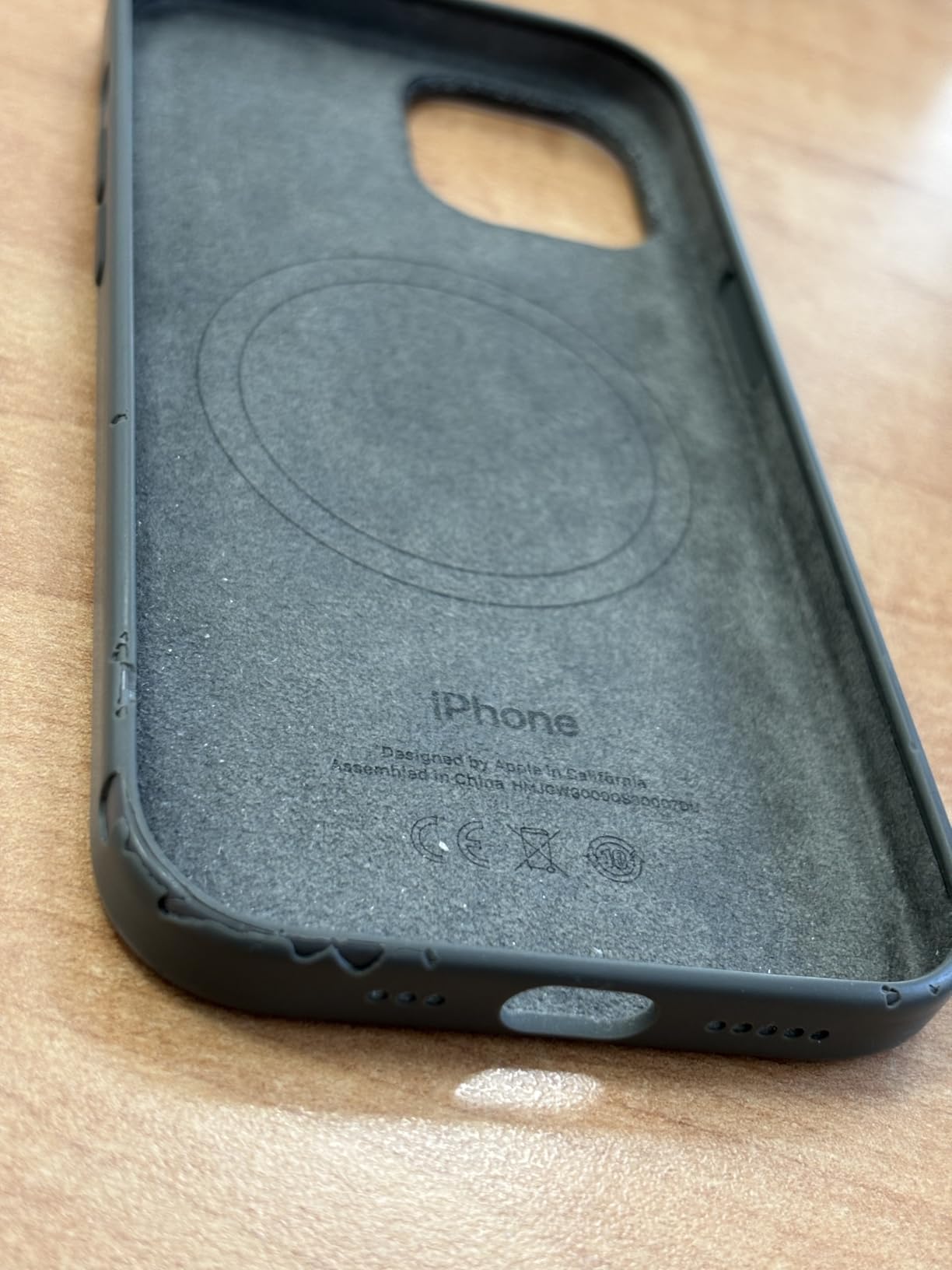 Apple iPhone 15 Silikon Hülle MagSafe Zypresse Schutzhülle