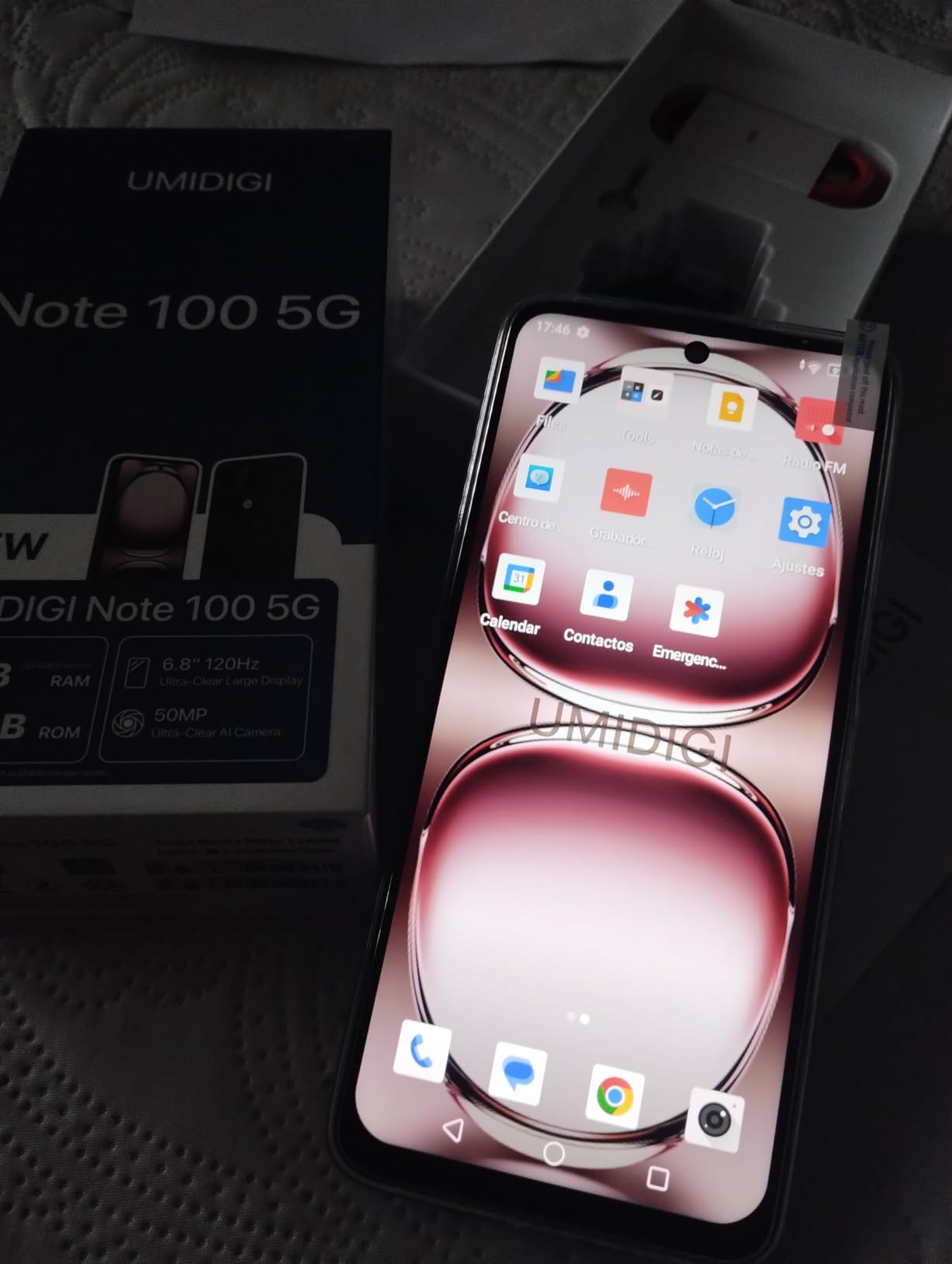 UMIDIGI Note 100 5G Smartphone 12GB 128GB 6,8 Zoll 120Hz