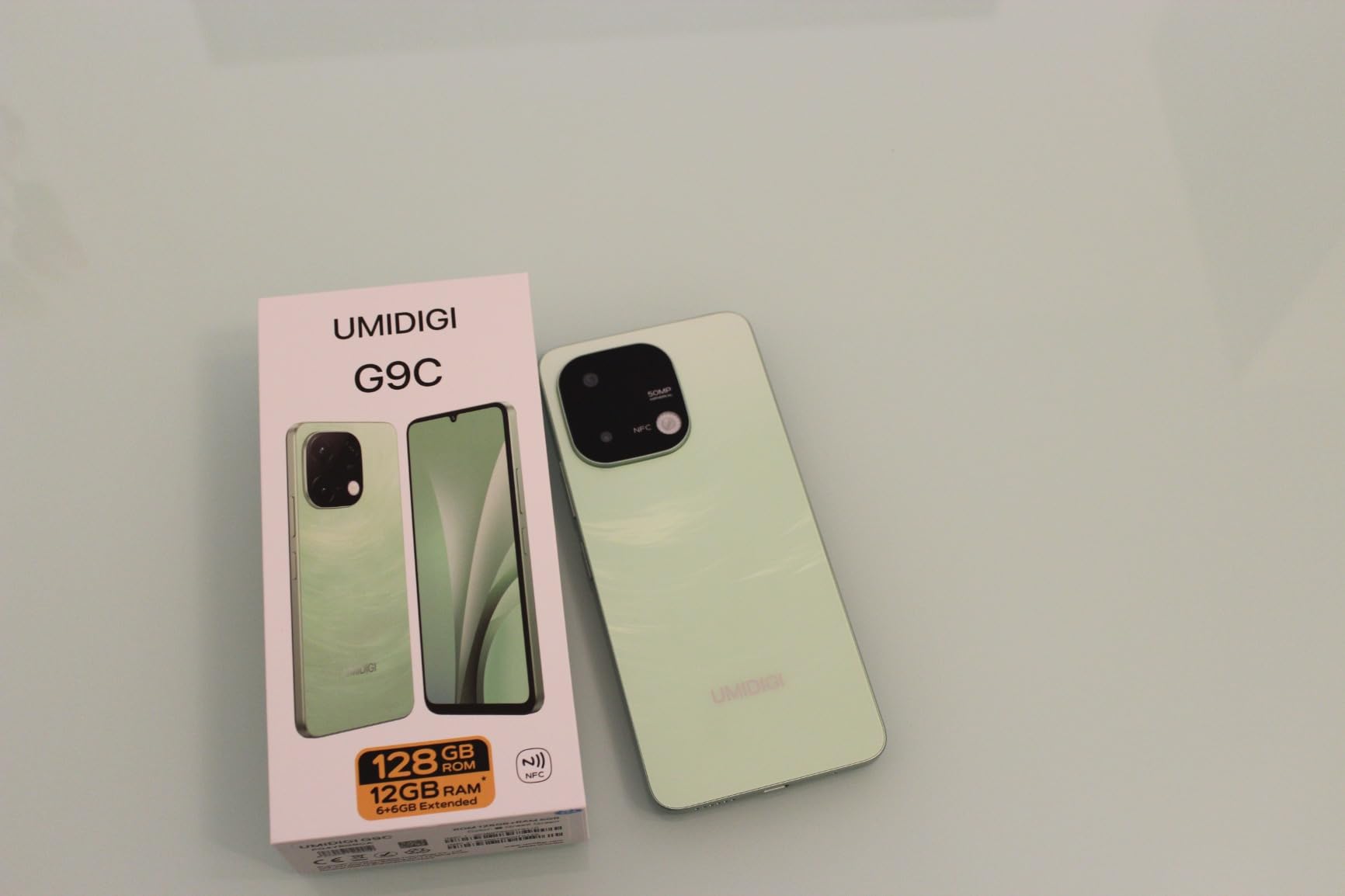 Umidigi G9C Smartphone 128GB Grün 50MP NFC