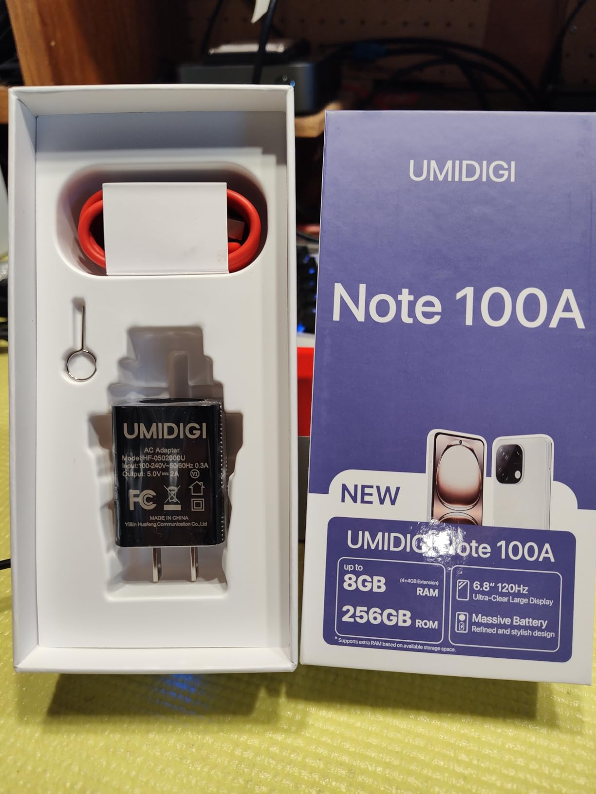 Umidigi Note 100A Smartphone 256GB Schwarz 120Hz