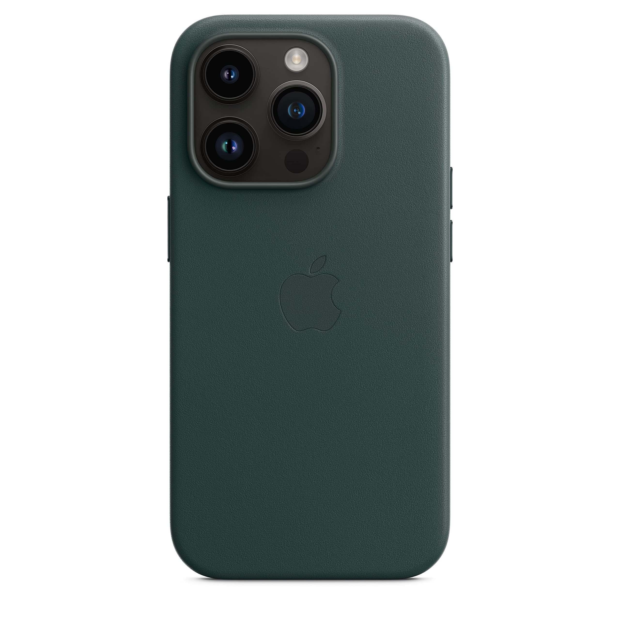 Apple iPhone 14 Pro Leder Hülle MagSafe Waldgrün